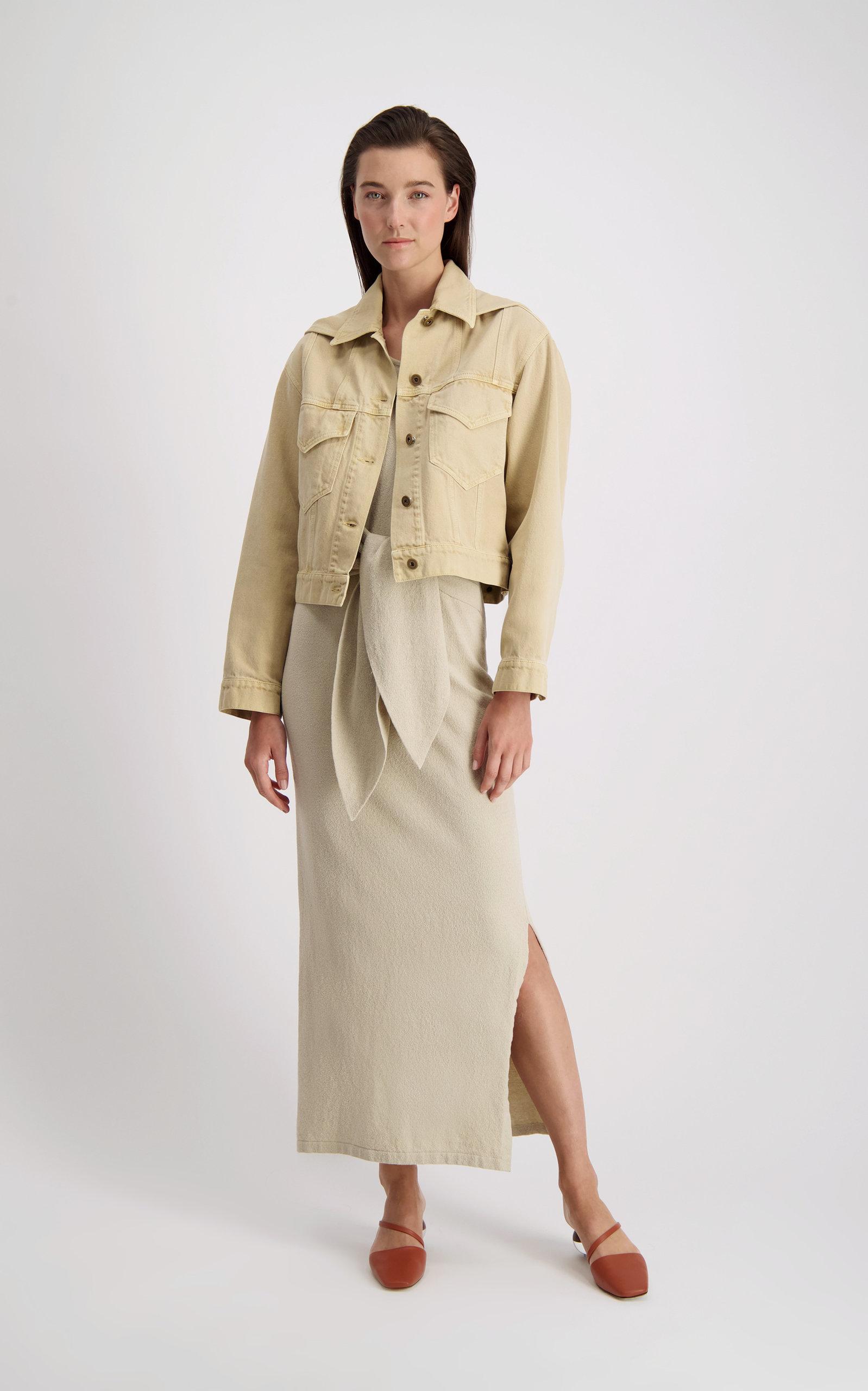 Nanushka Mame Tie-front Cotton-blend 
