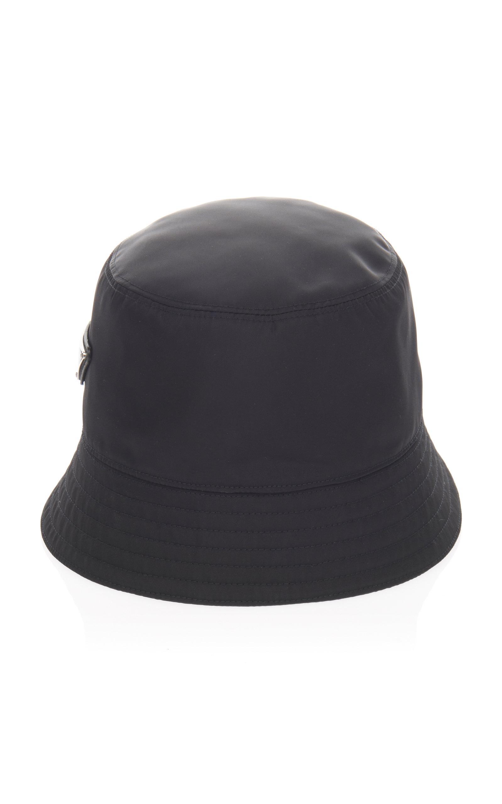 Prada Synthetic Shell Bucket Hat in Black Lyst