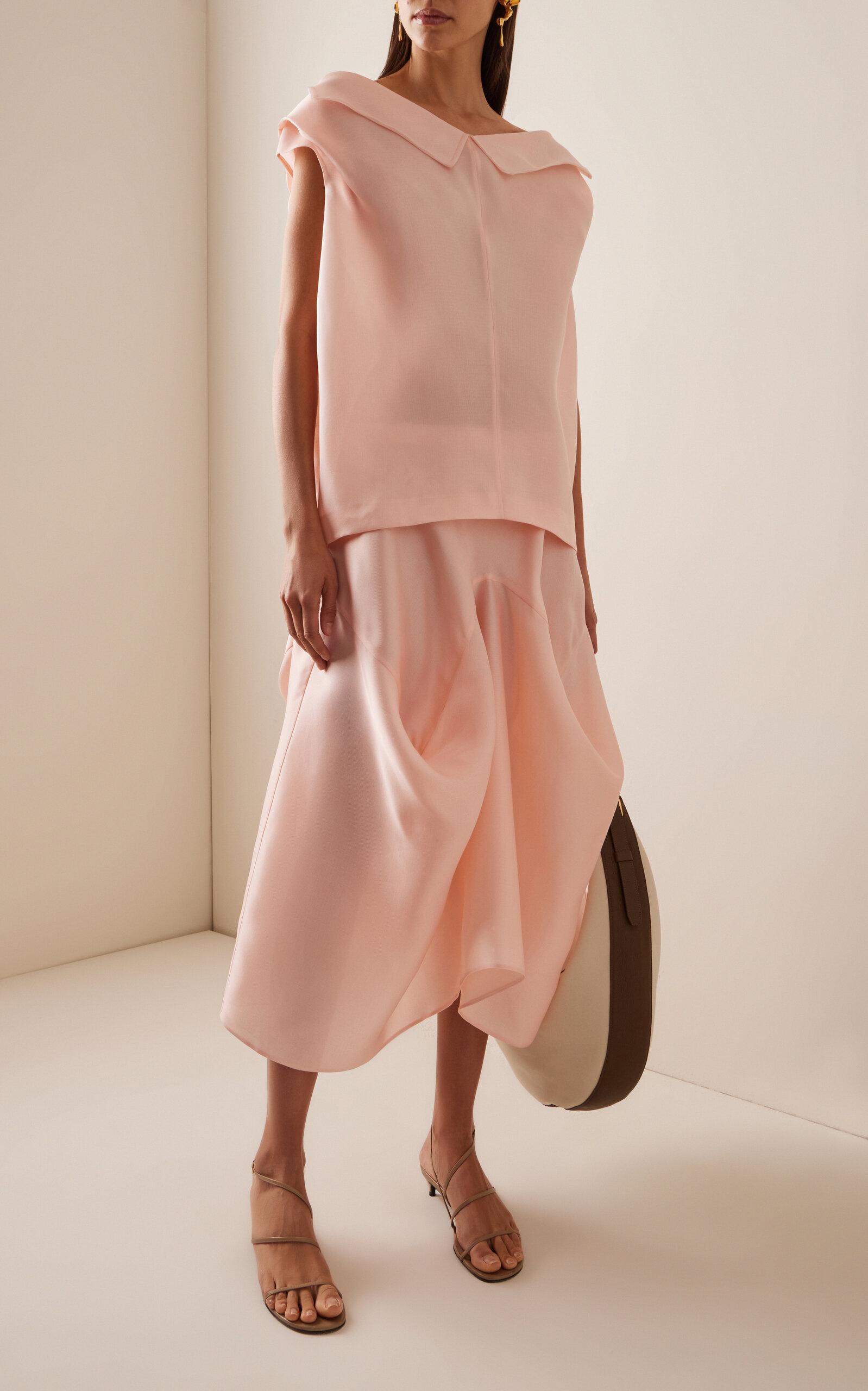 【送料&関税込】Khaite sawyer White Silk Skirt Khaite 'sawyer' White Silk Skirt | italist