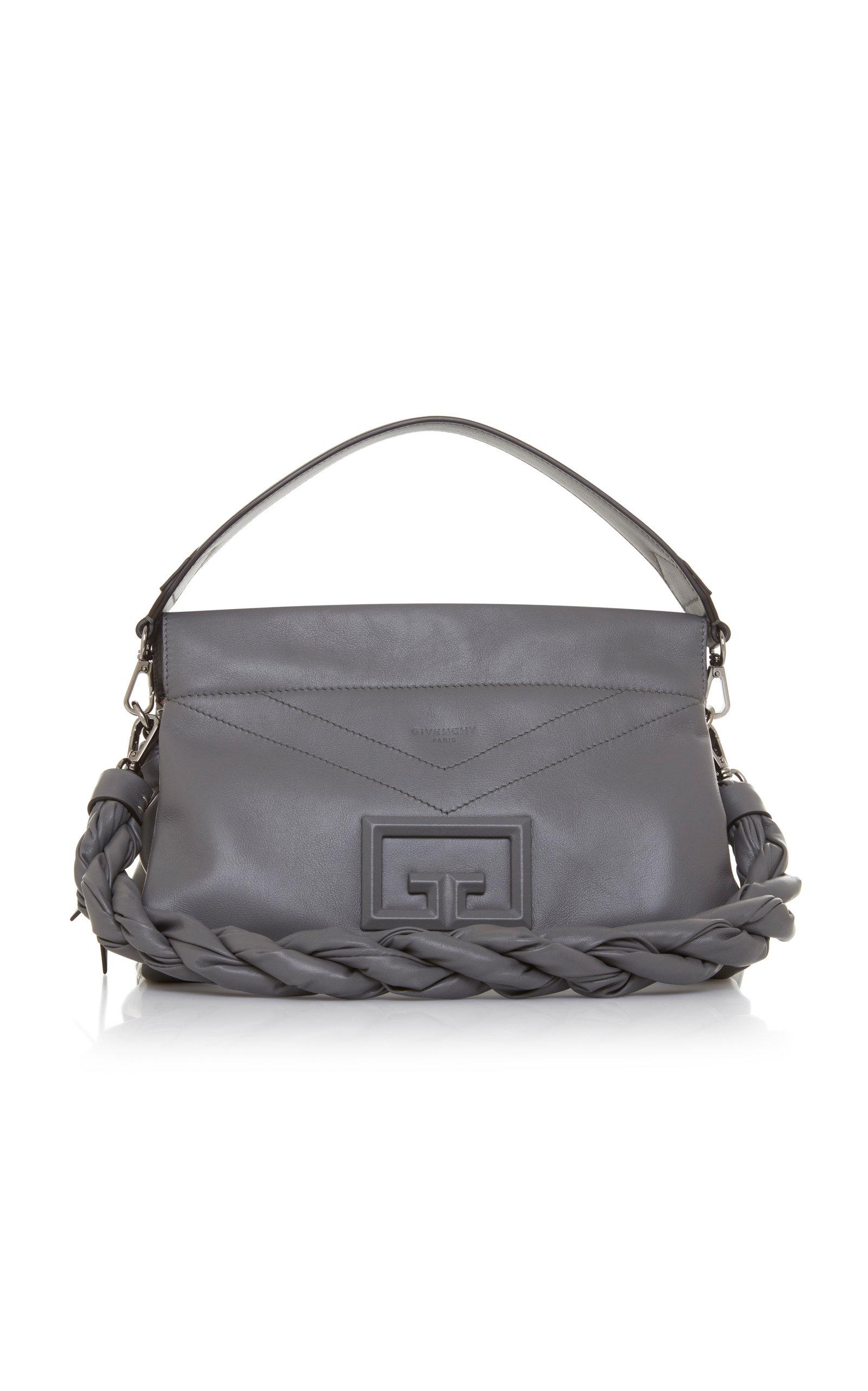Givenchy Id93 Medium Leather Shoulder Bag in Gray | Lyst