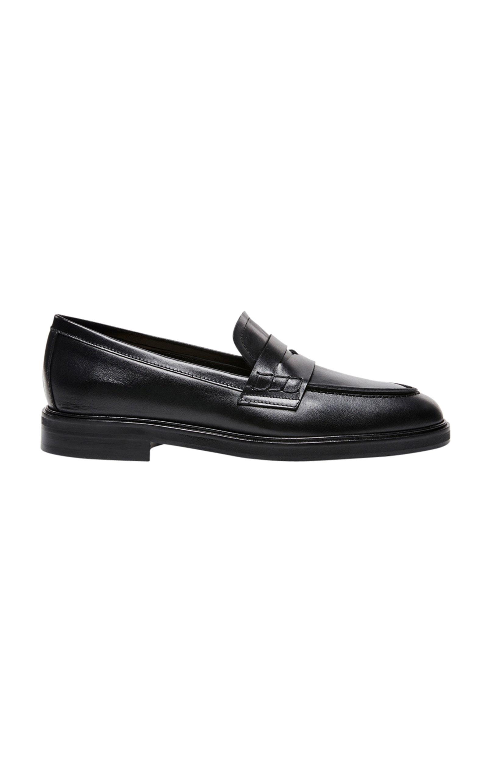Flattered Sara Leather Loafers in Black | Lyst