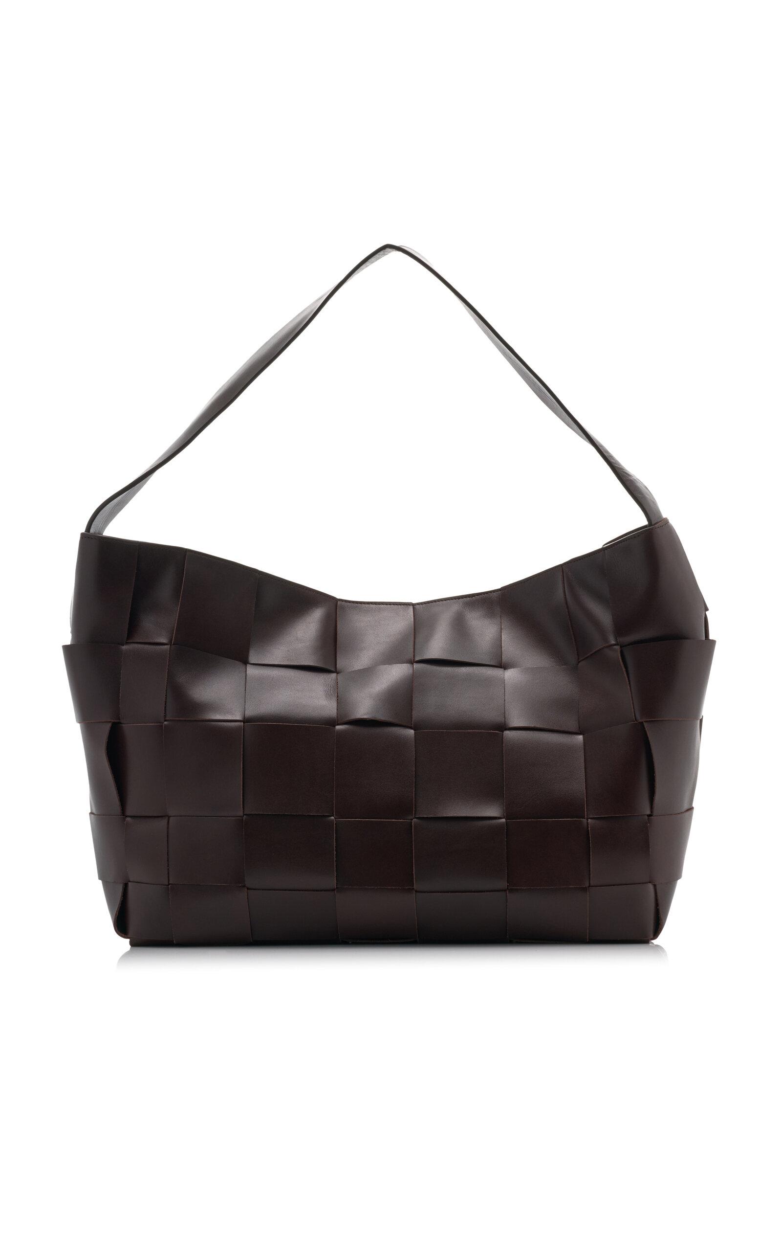 St.Agni 'Slim Woven' レザートートバッグ 送料込み St. Agni | Slim Woven Tote - Black