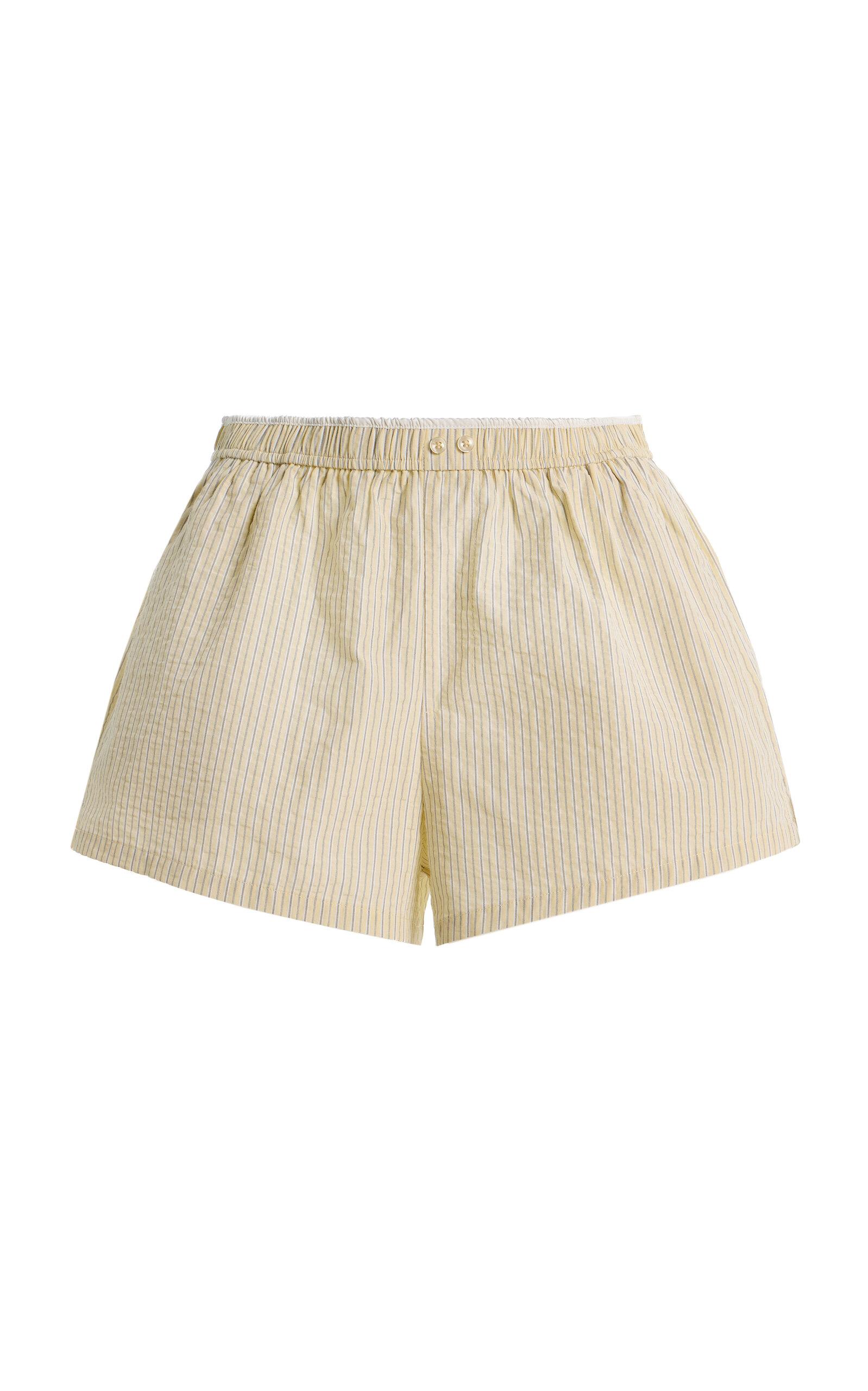 ELCE Exclusive Yoli Stripe Shorts in Natural | Lyst