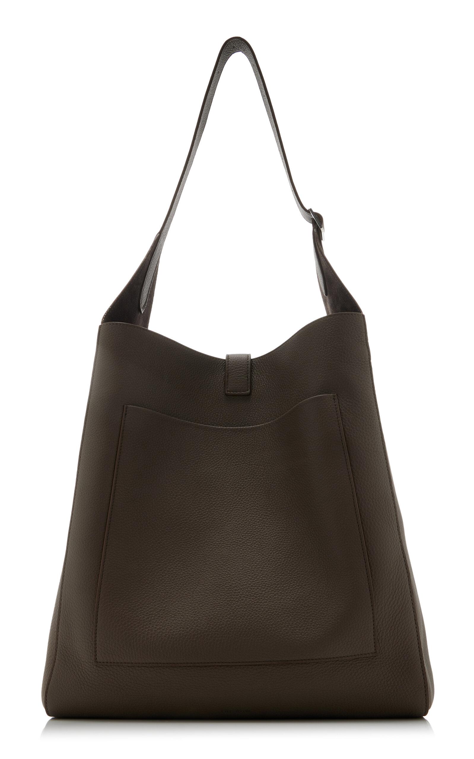 The Row Blake Leather Hobo Bag in Brown | Lyst