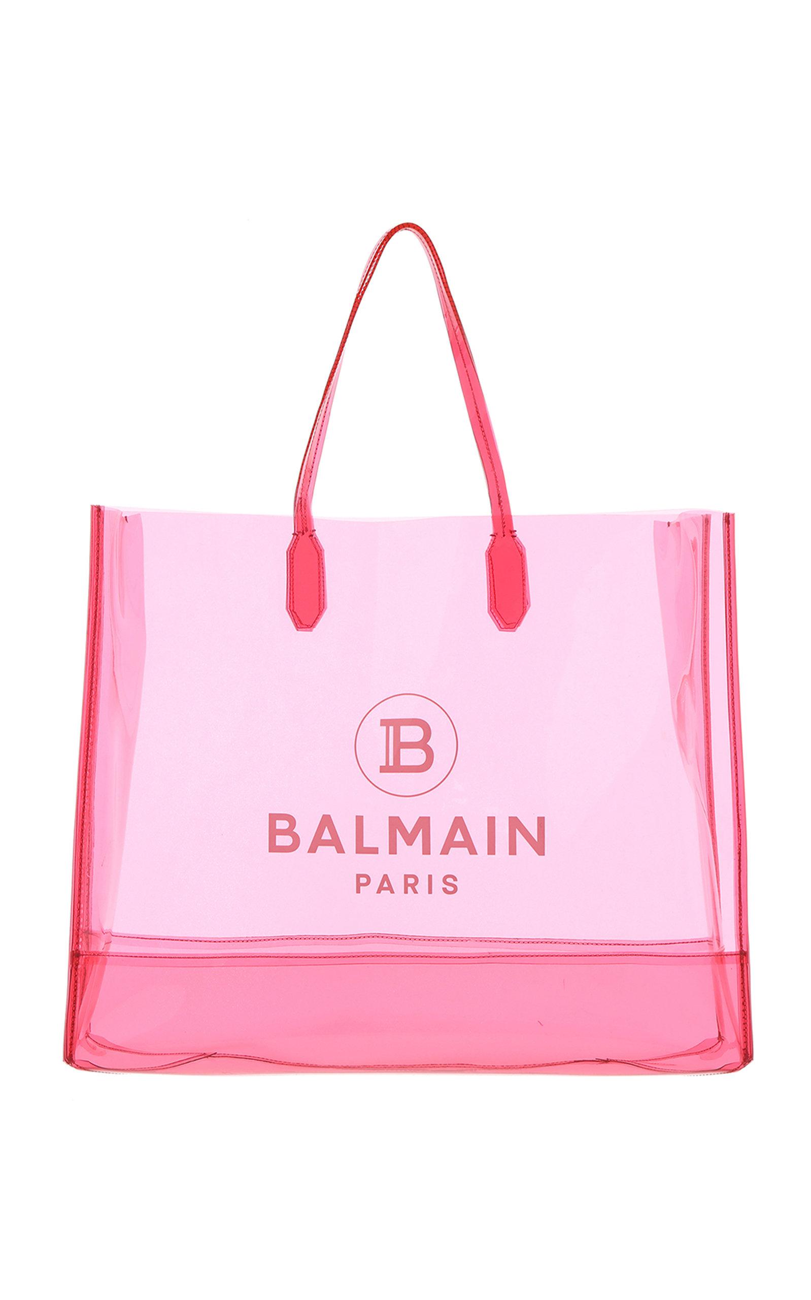 Balmain Pvc Shopping Bag in Pink | Lyst