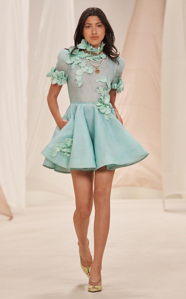 ジマーマン　HIGH TIDE MINI DRESS シルクドレス ワンピース ジマーマン HIGH TIDE MINI DRESS シルクドレス ワンピース