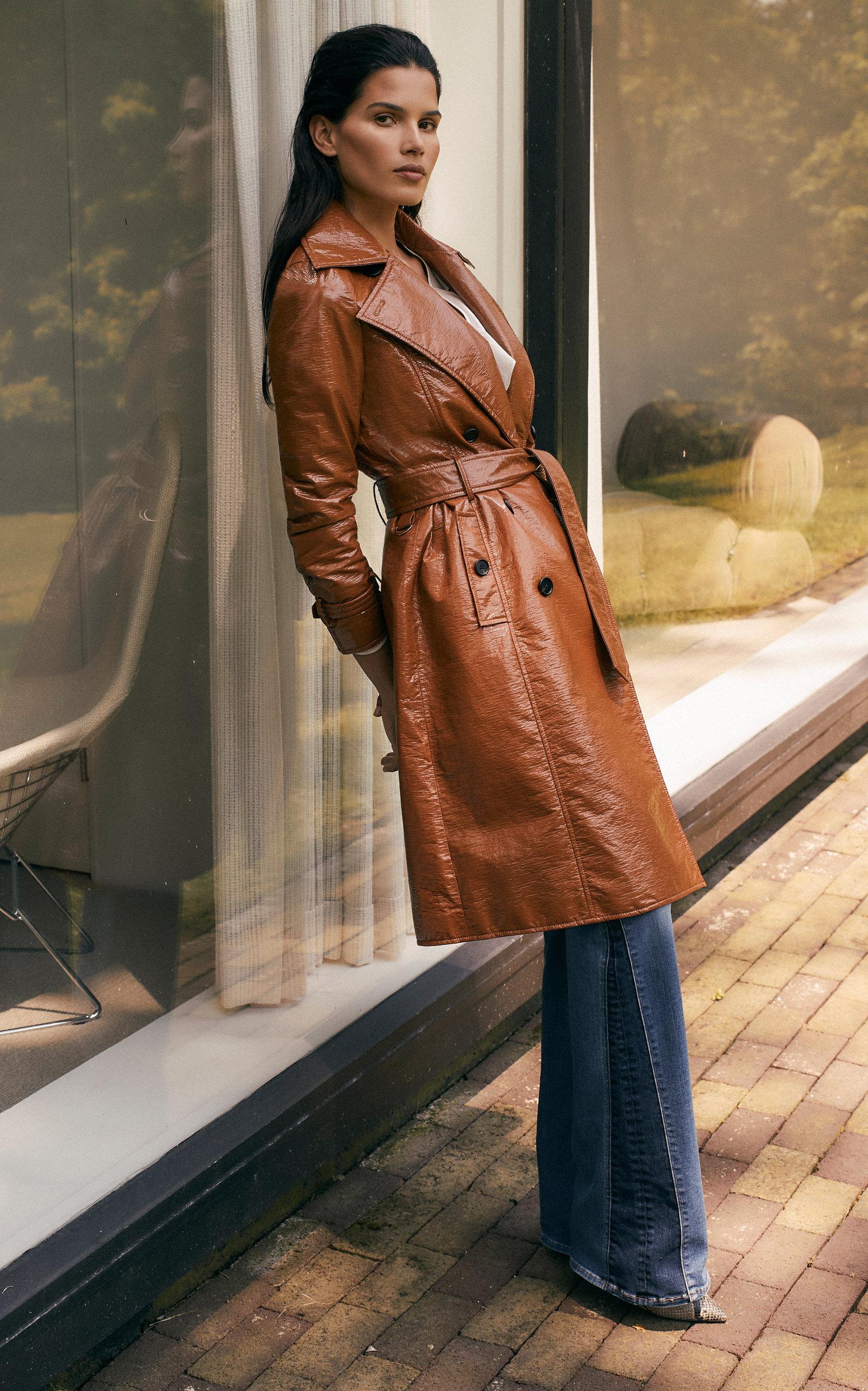 veronica beard trench coat