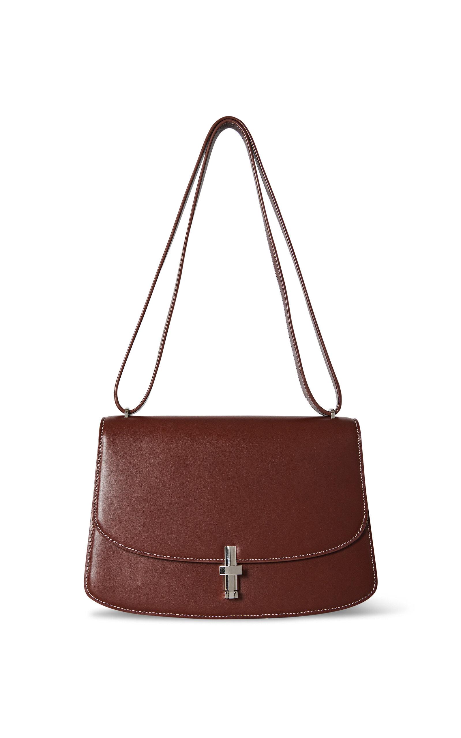 The Row Sofia 10 Leather Shoulder Bag in Brown | Lyst