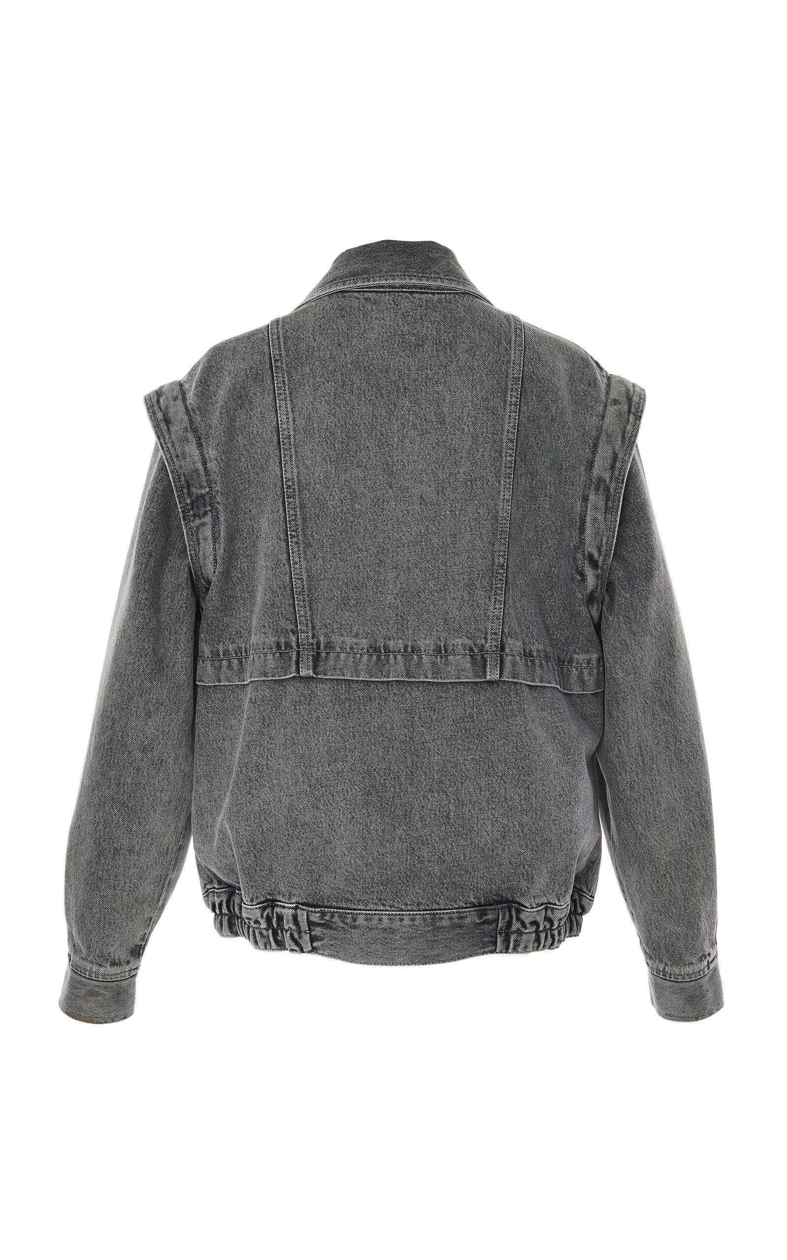 alberta ferretti denim jacket