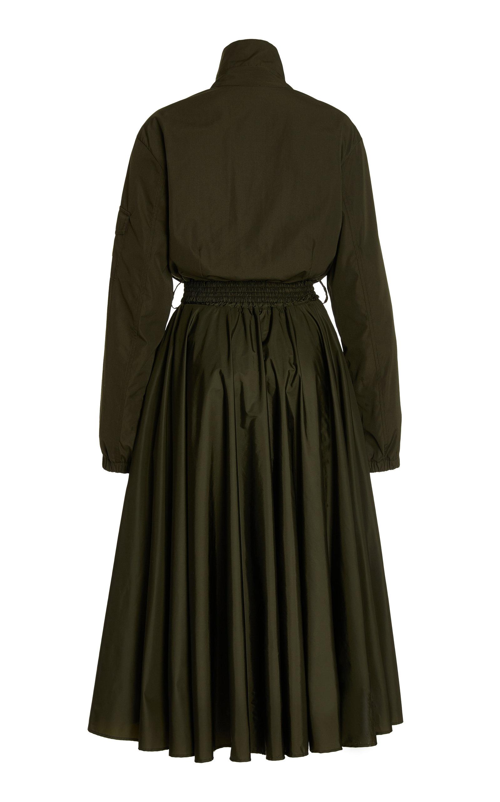 ワンピース MONCLER Midi dresses Moncler Pleated Taffeta Midi Dress | Black | FARFETCH