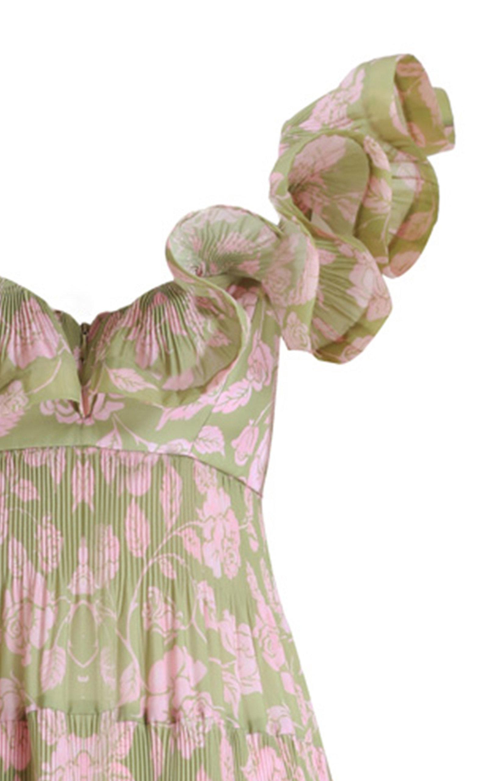 zimmermann lovestruck pleated dress