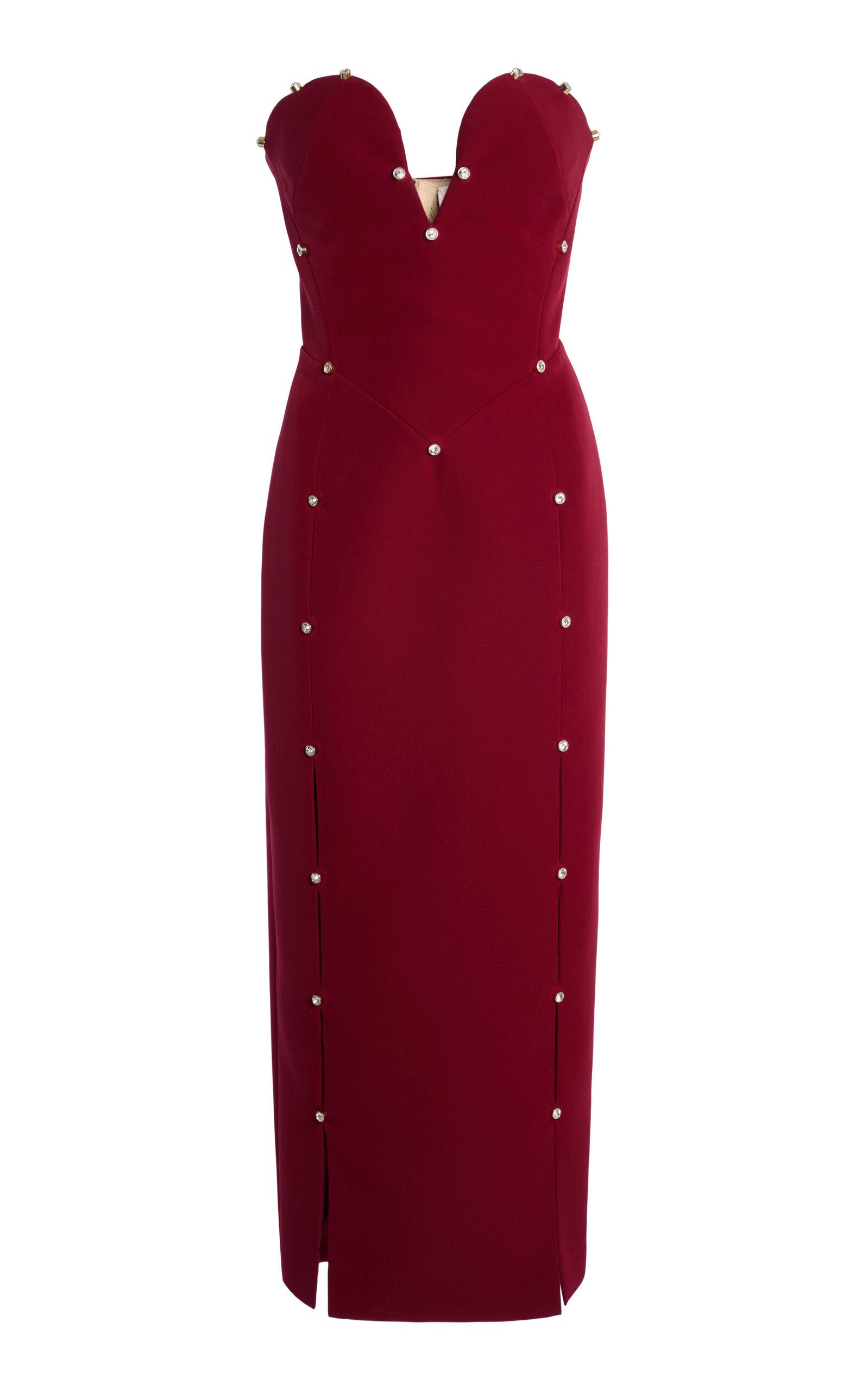 Zuhair Murad Cutout Detailed Dress in Red | Lyst