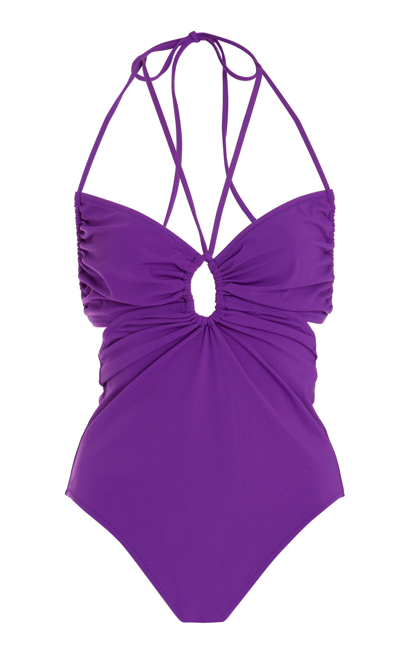 Ulla Johnson Aaliya Onepiece Swimsuit in Purple Lyst