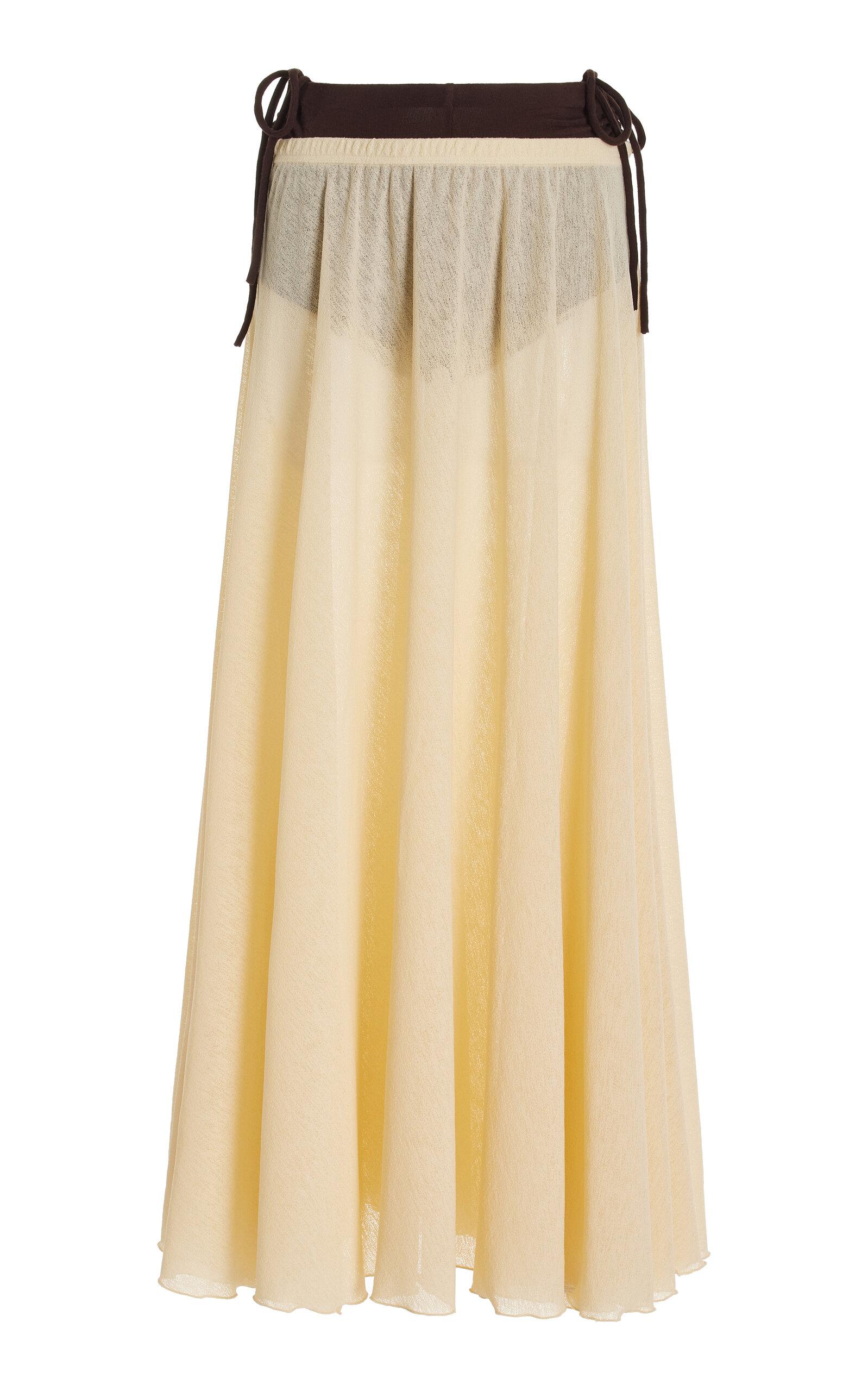 Chiffon gauze skirt best sale