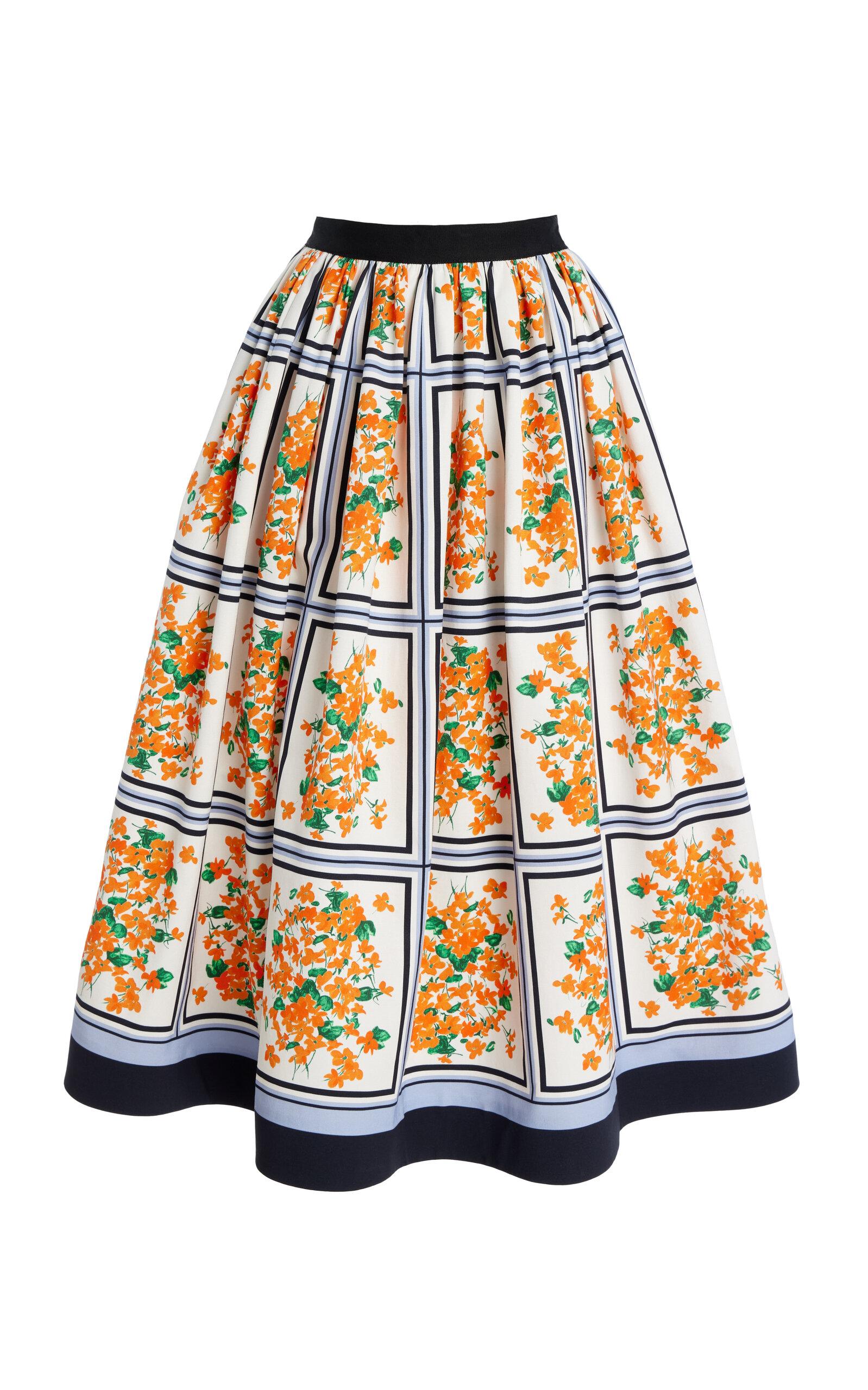 スカート CAROLINA HERRERA High waist skirt Multicolor Carolina Herrera High Waist Skirt - Green - Women