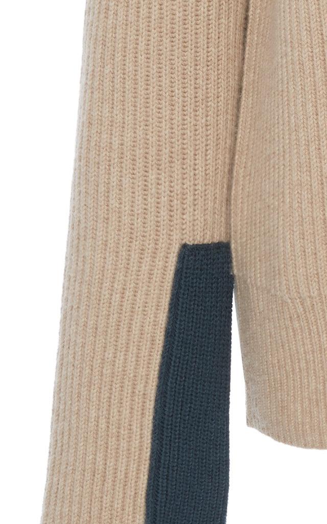 tory burch patch cuff sweater