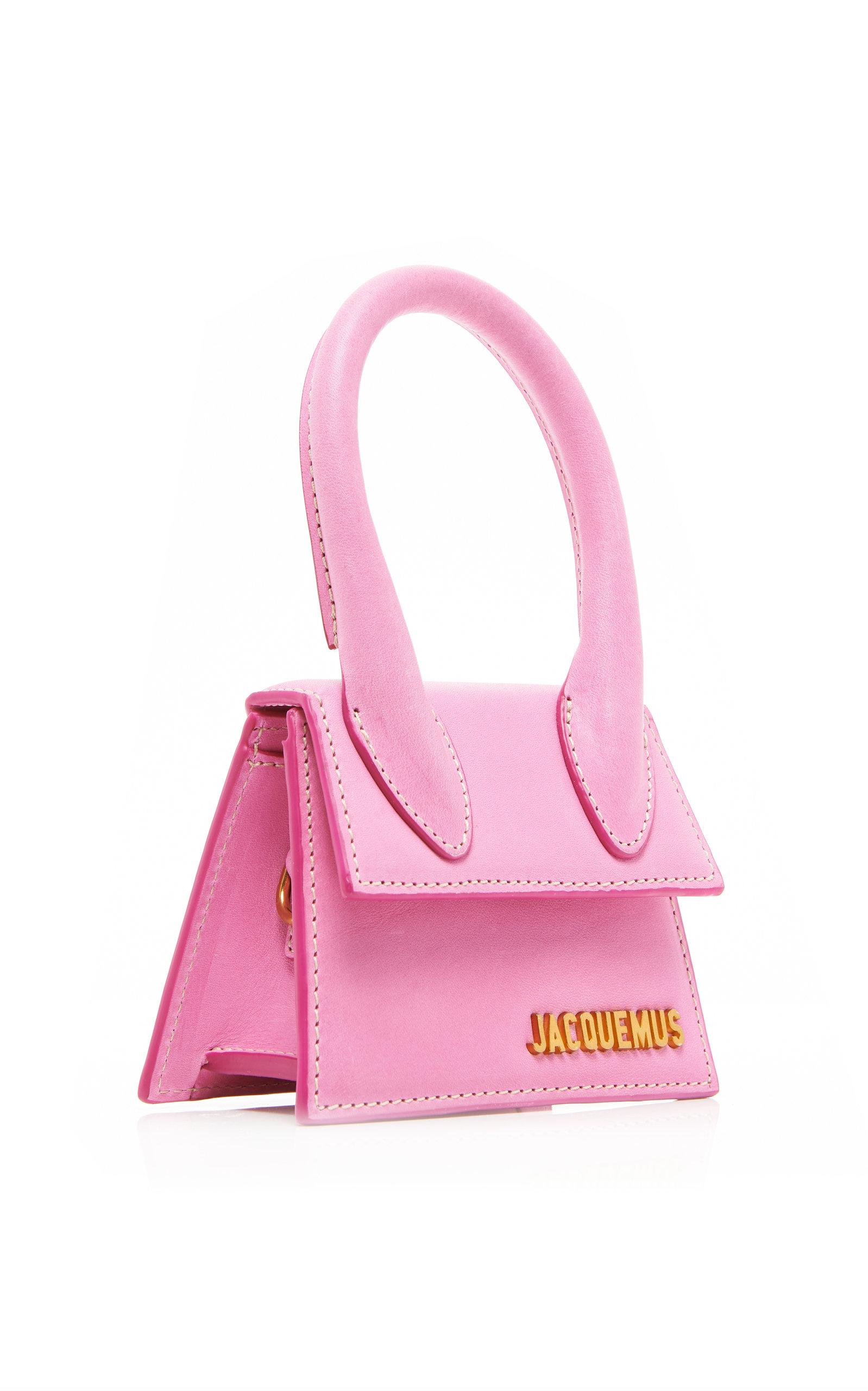 Jacquemus Le Chiquito Leather Bag in Pink - Lyst