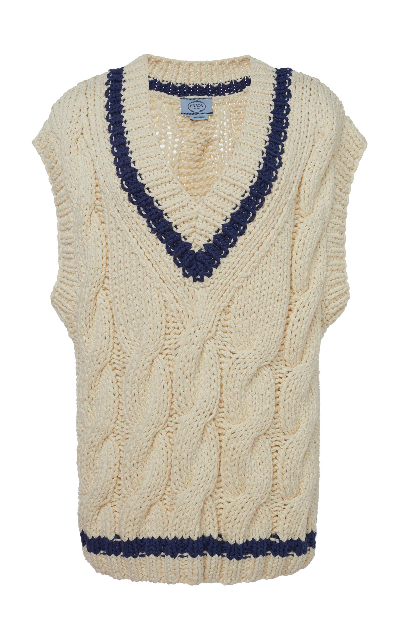 prada knit vest