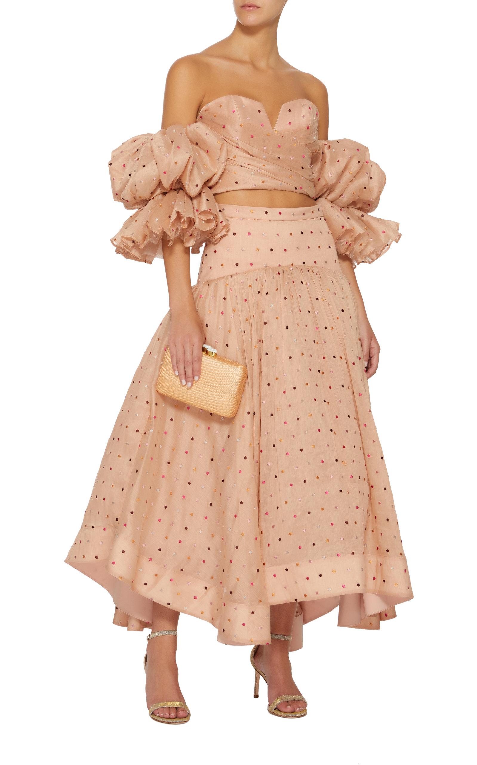 acler basque ruffle top