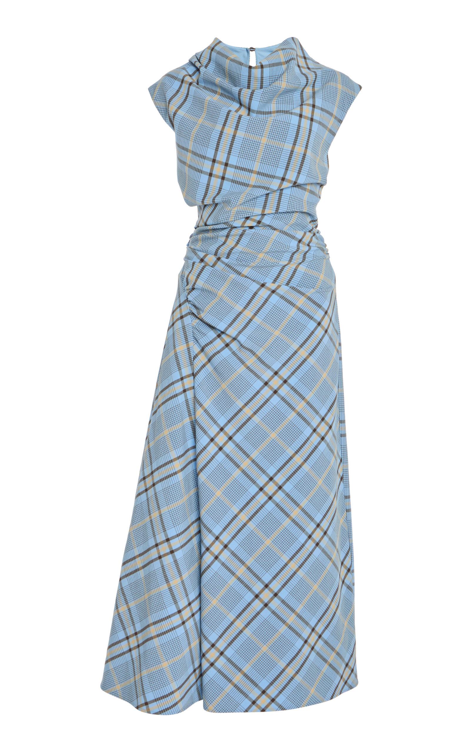 knee length dresses for ladies Simkhai – Burke Draped Dress Mujer 721-000811 01