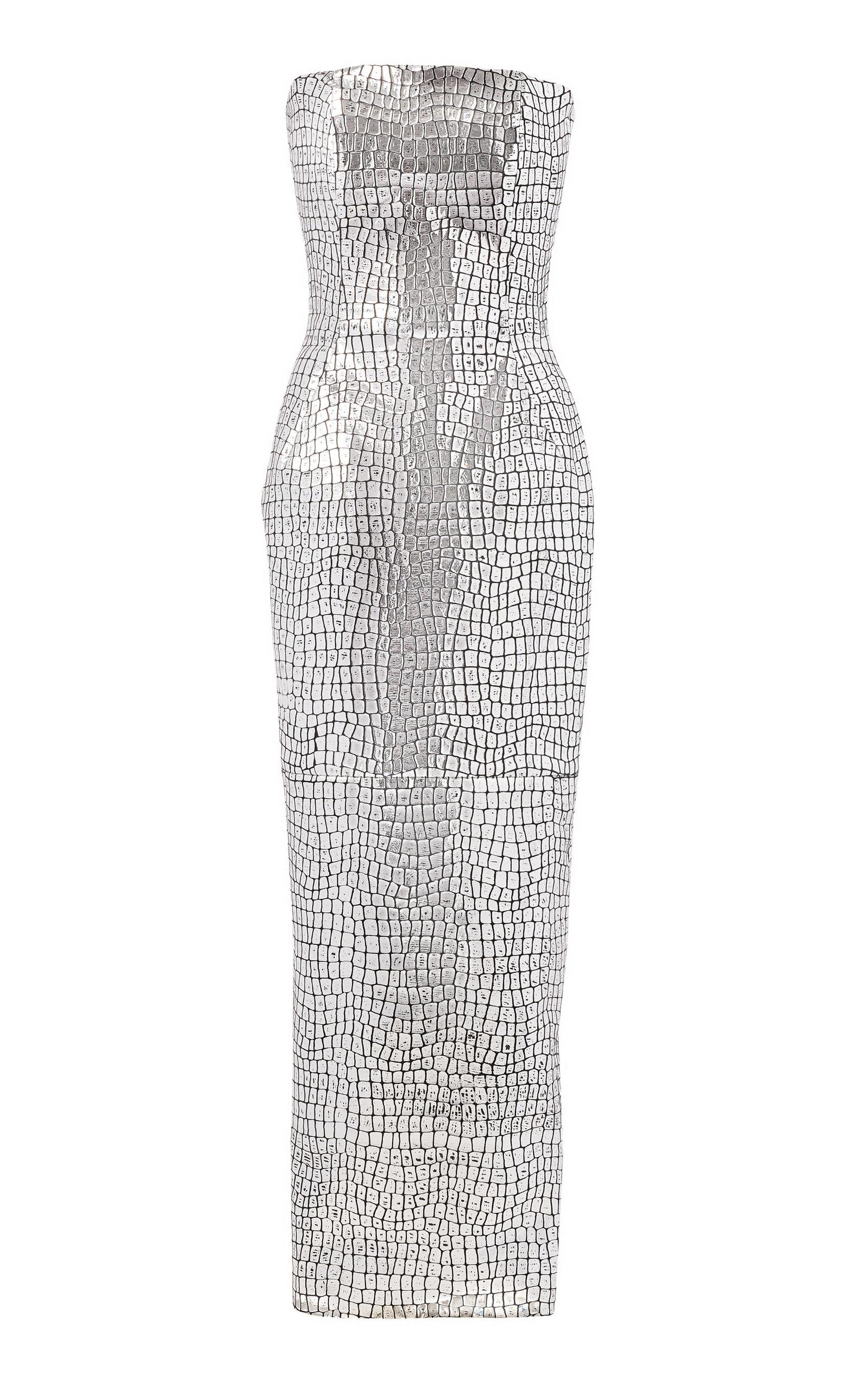 Compact-Knit Bustier Midi Dress By Brandon Maxwell, Moda Operandi