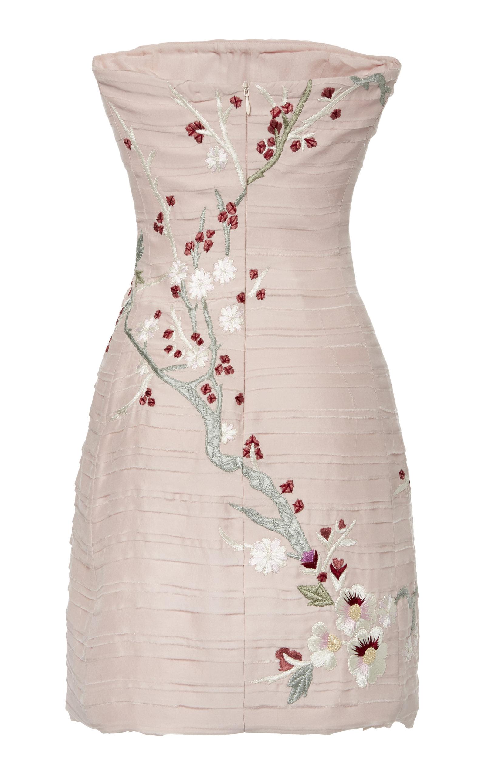 alexis embroidered dress