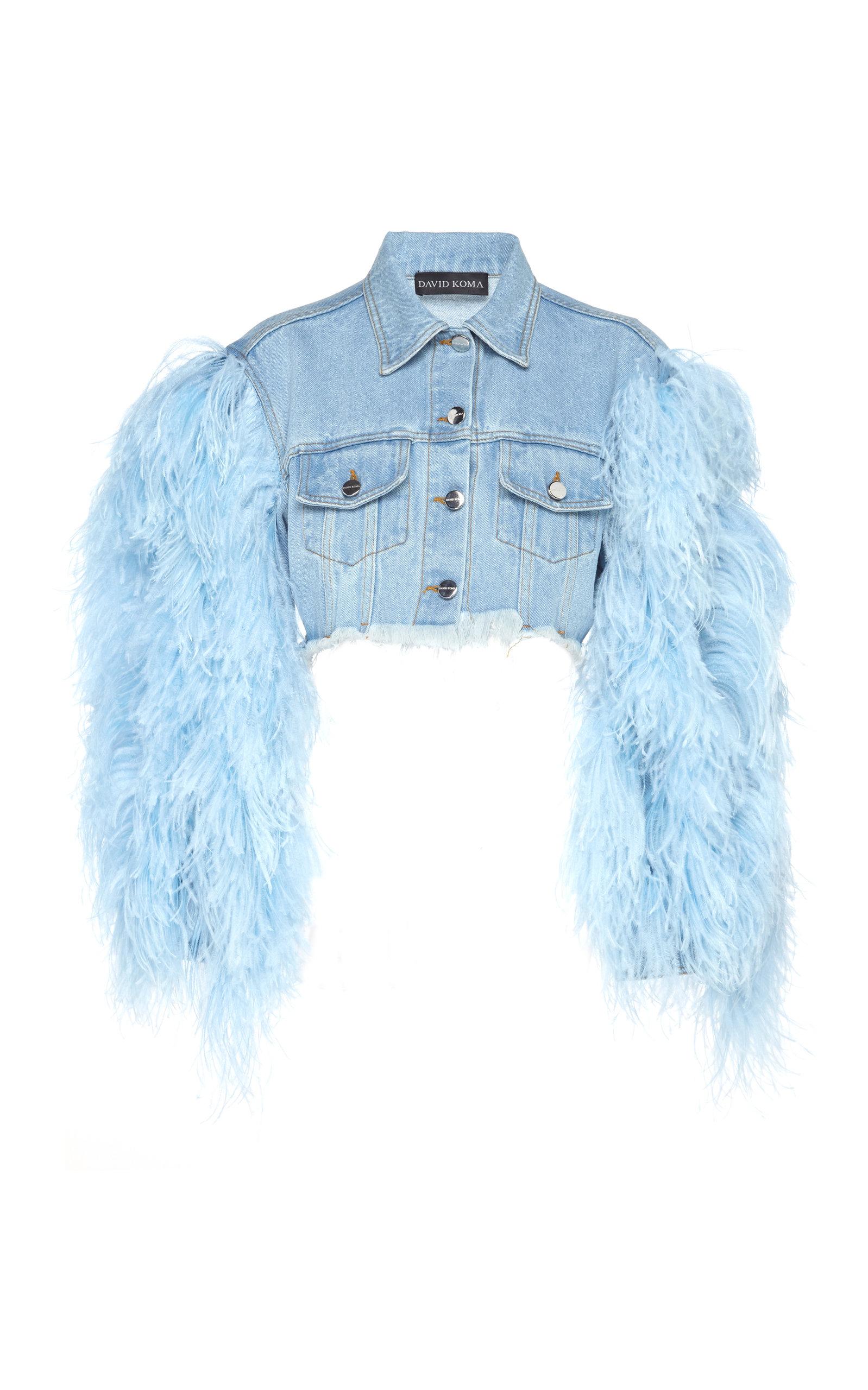 Feather sleeve jacket Clearance