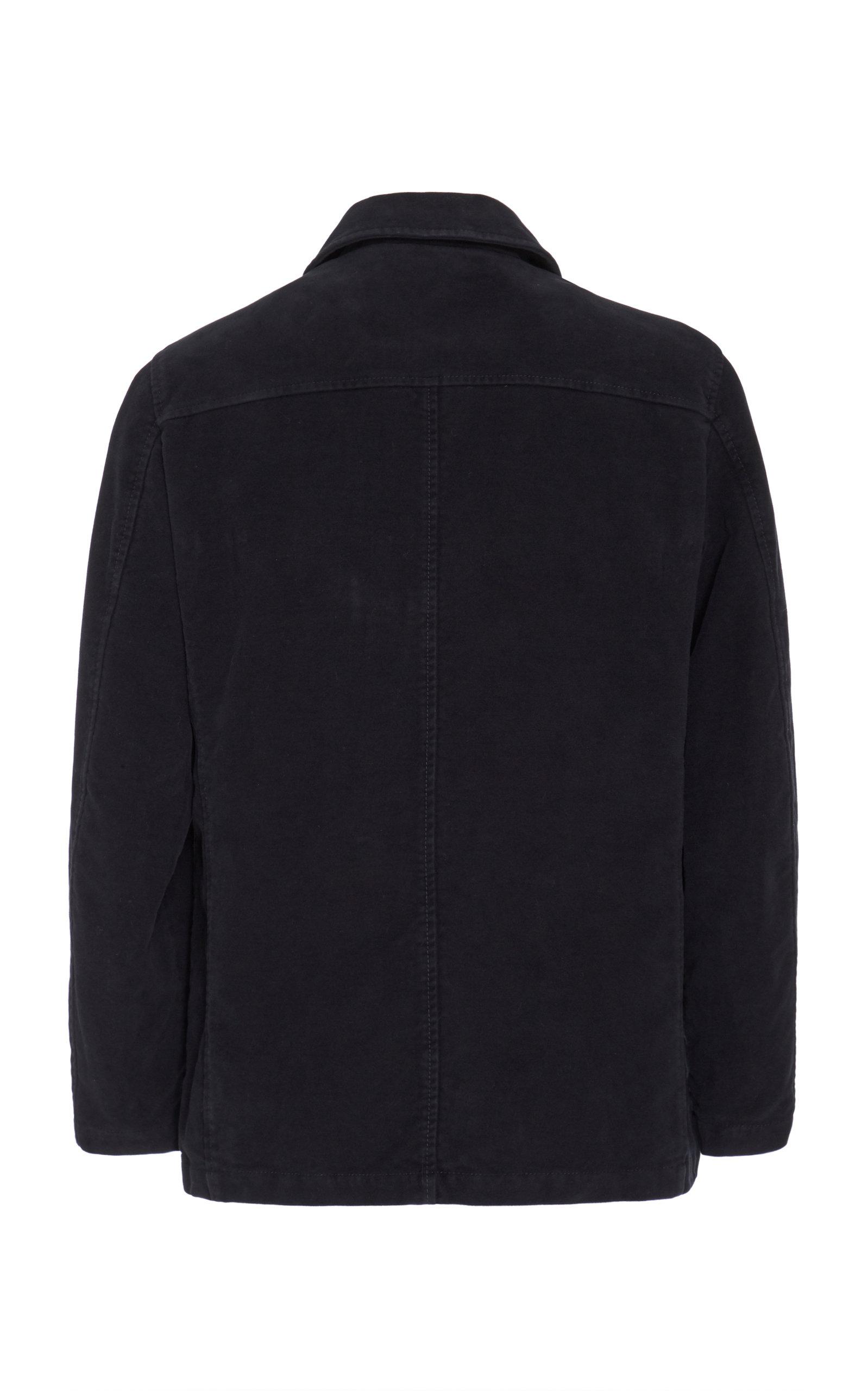 Aspesi Tadao Cotton Jacket in Navy (Blue) for Men - Lyst