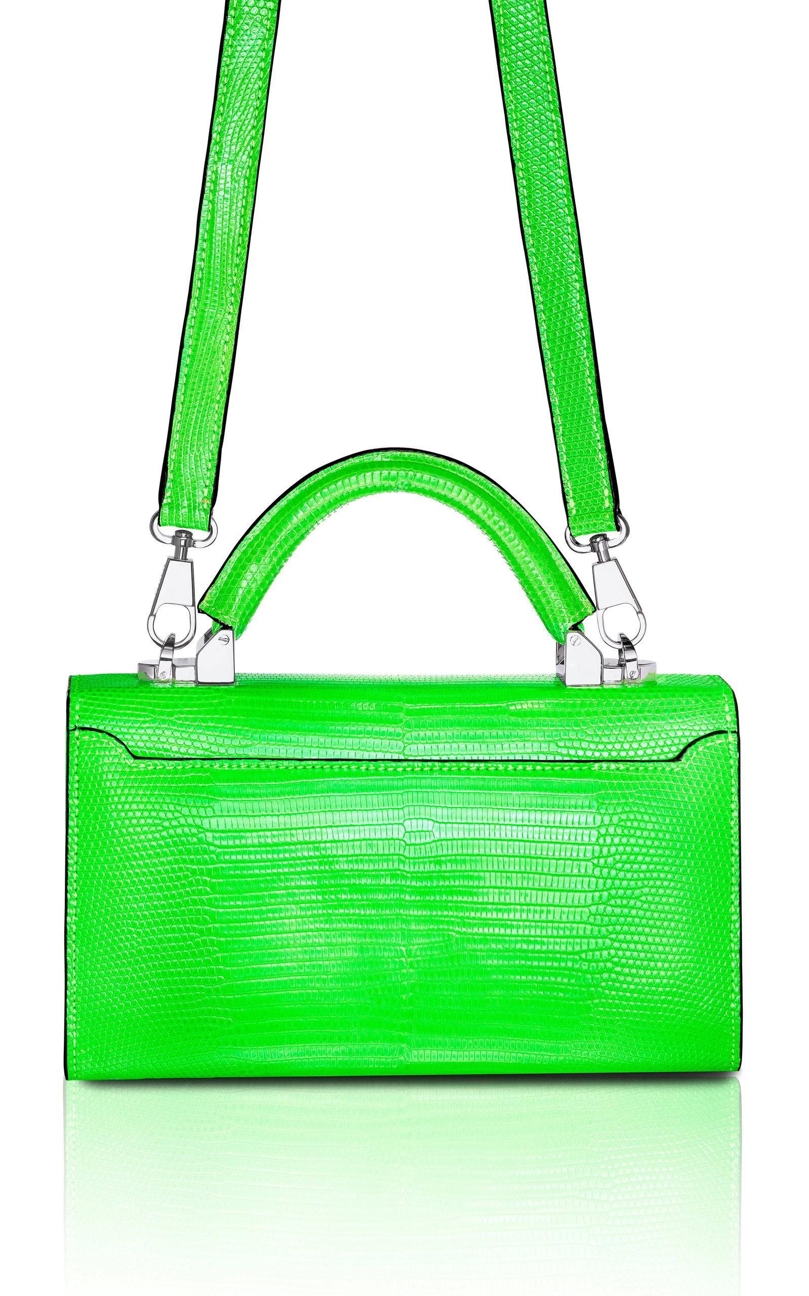 green neon bag