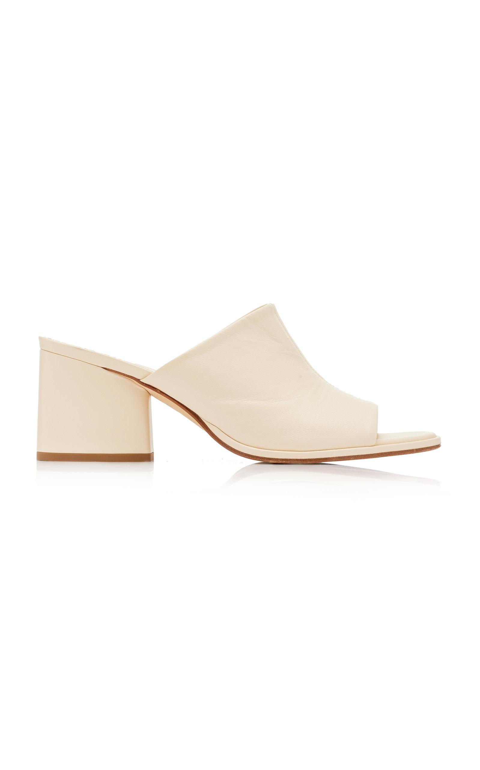 Aeyde Amanda Nappa Leather Sandals in Natural | Lyst