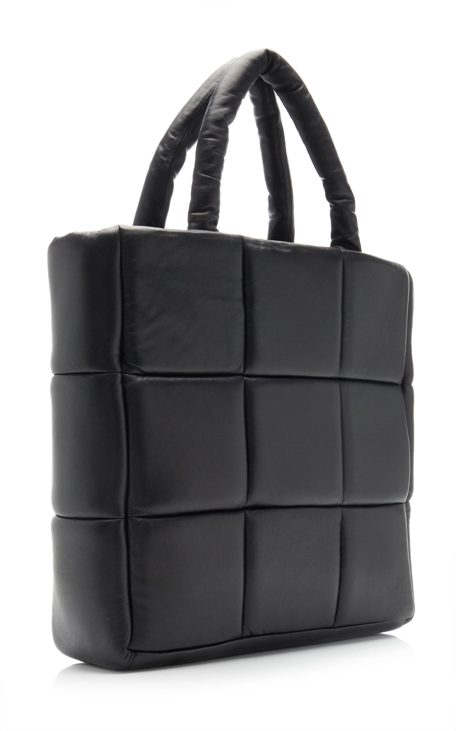 Stand Studio Assante Leather Tote in Black | Lyst