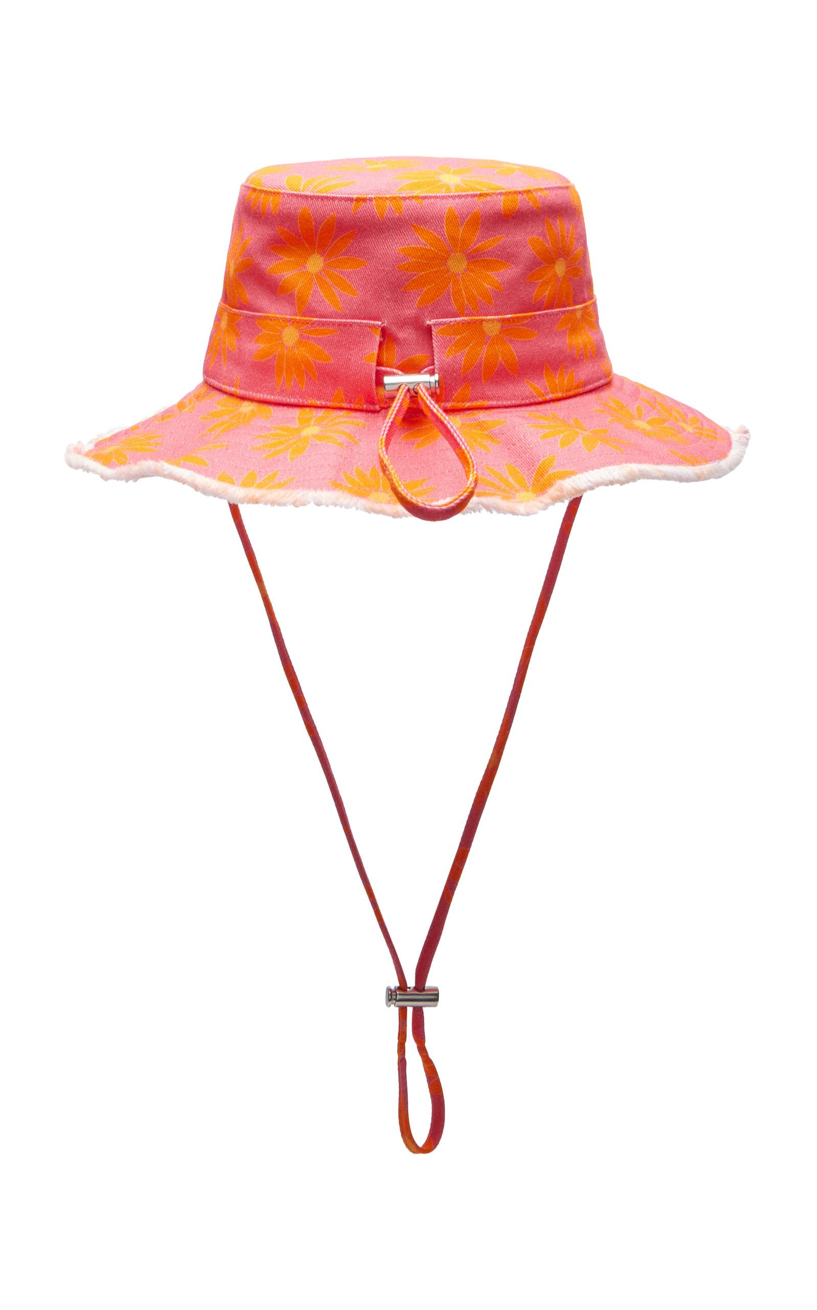 Jacquemus Le Bob Artichaut Floral Cotton Bucket Hat in Pink | Lyst