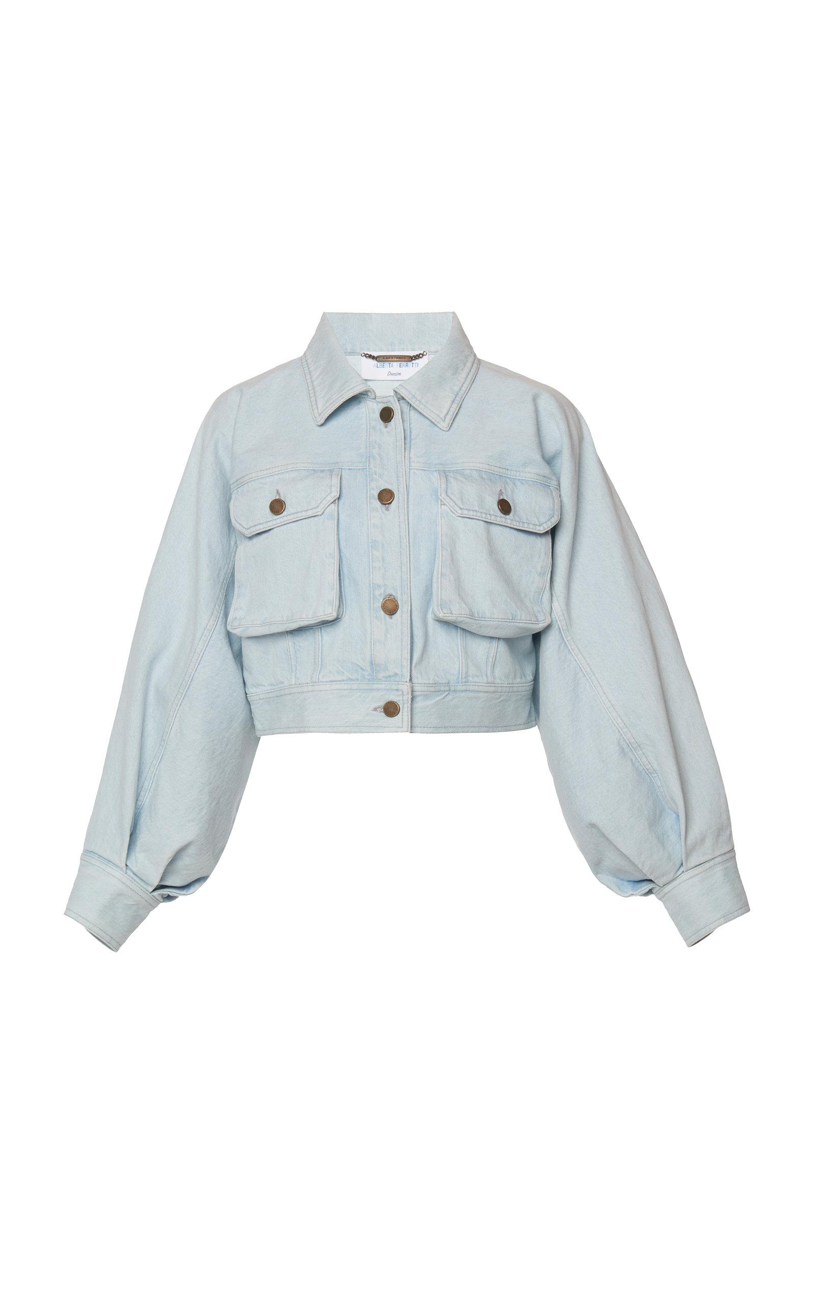 alberta ferretti denim jacket