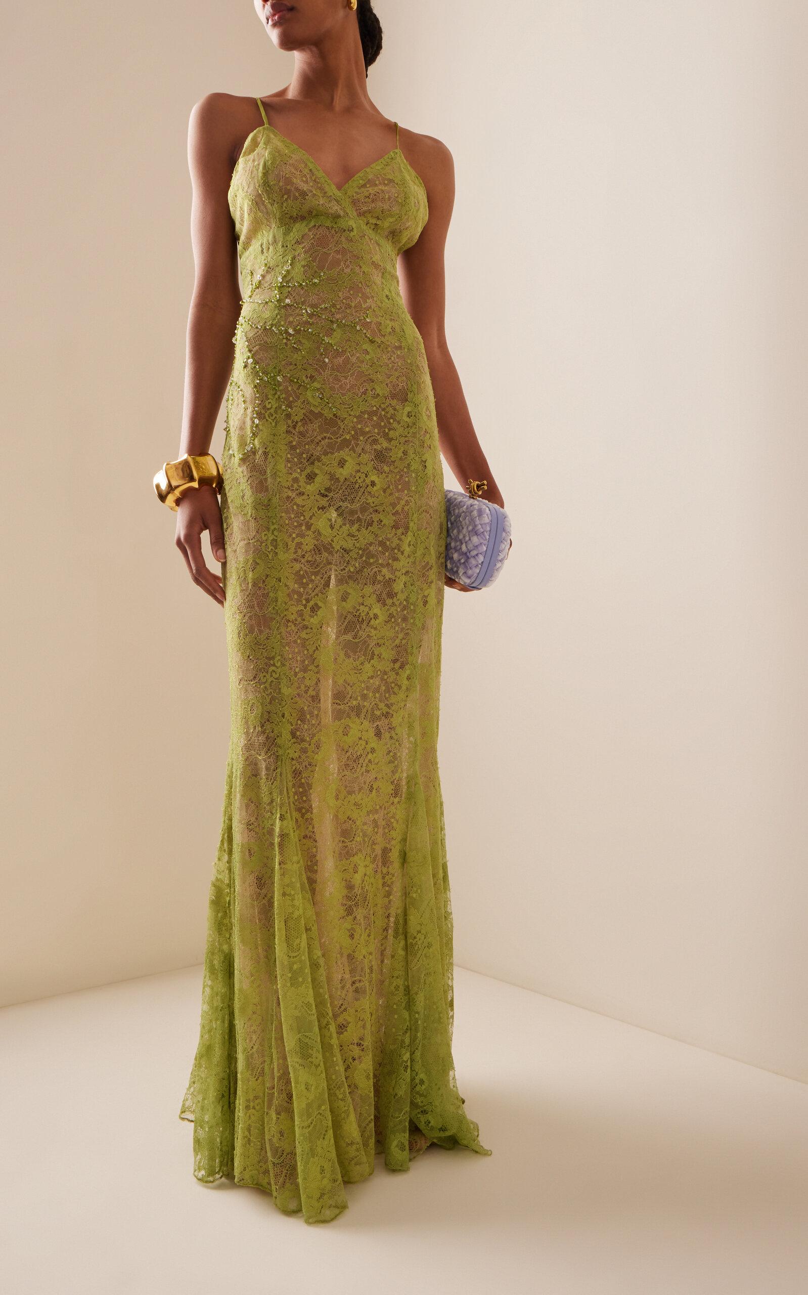 green formal dress for man Francesca Full Sleeve Dress- Sale Green Stardust / L main image 0
