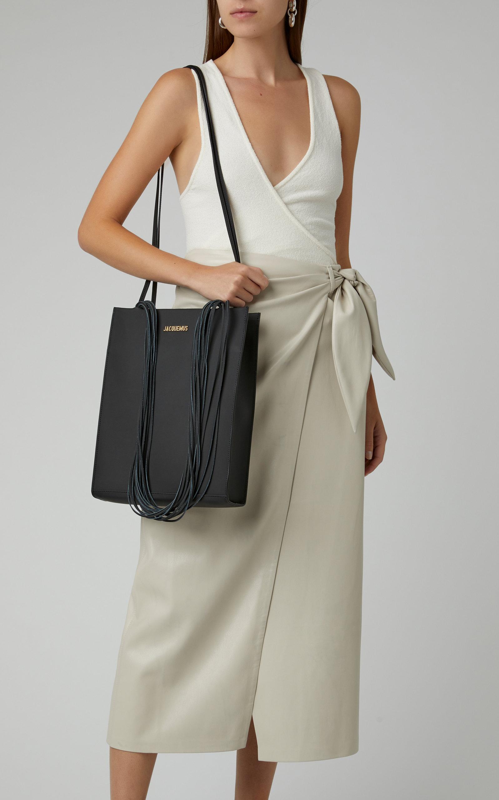 JACQUEMUS LE A4 TOTE IN OFF-WHITE WITH DUST BAG MADE IN PORTUGAL ...