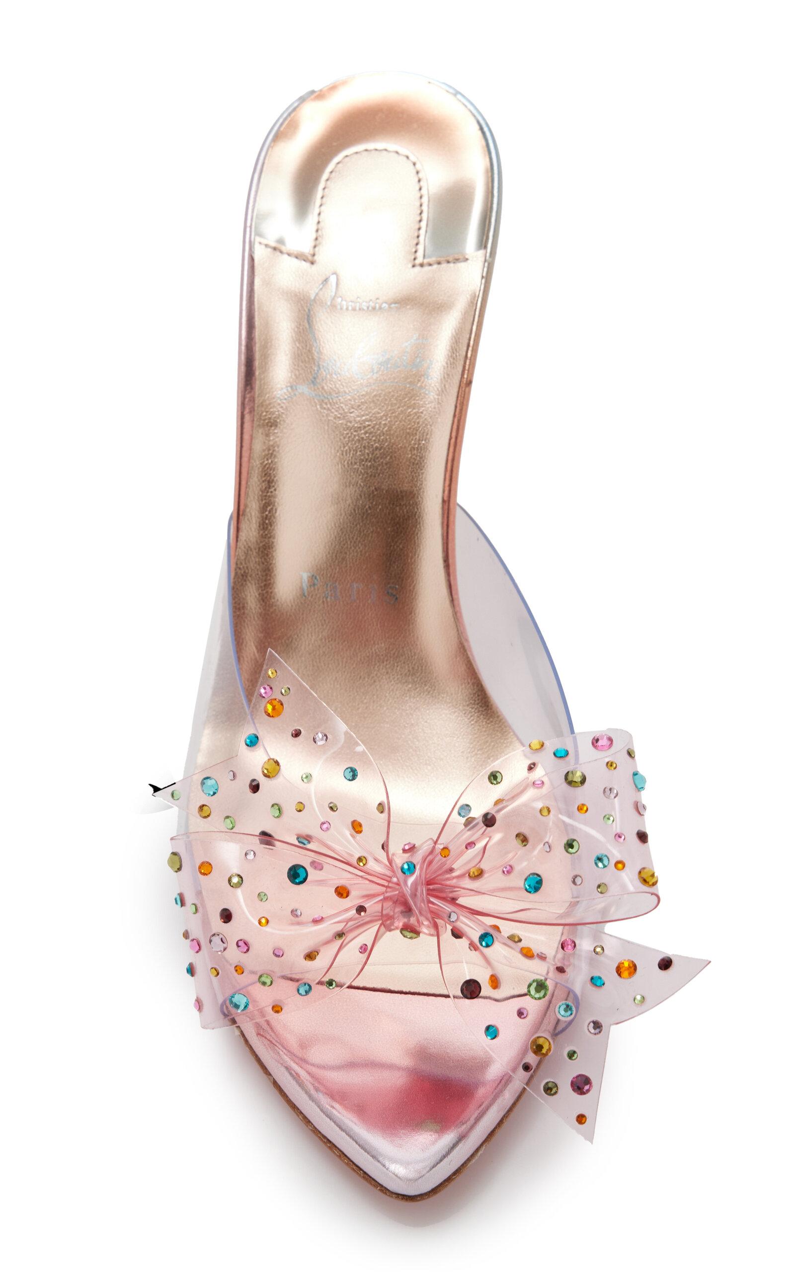 Christian Louboutin Aqua Strass 80mm Crystal-embellished Pvc