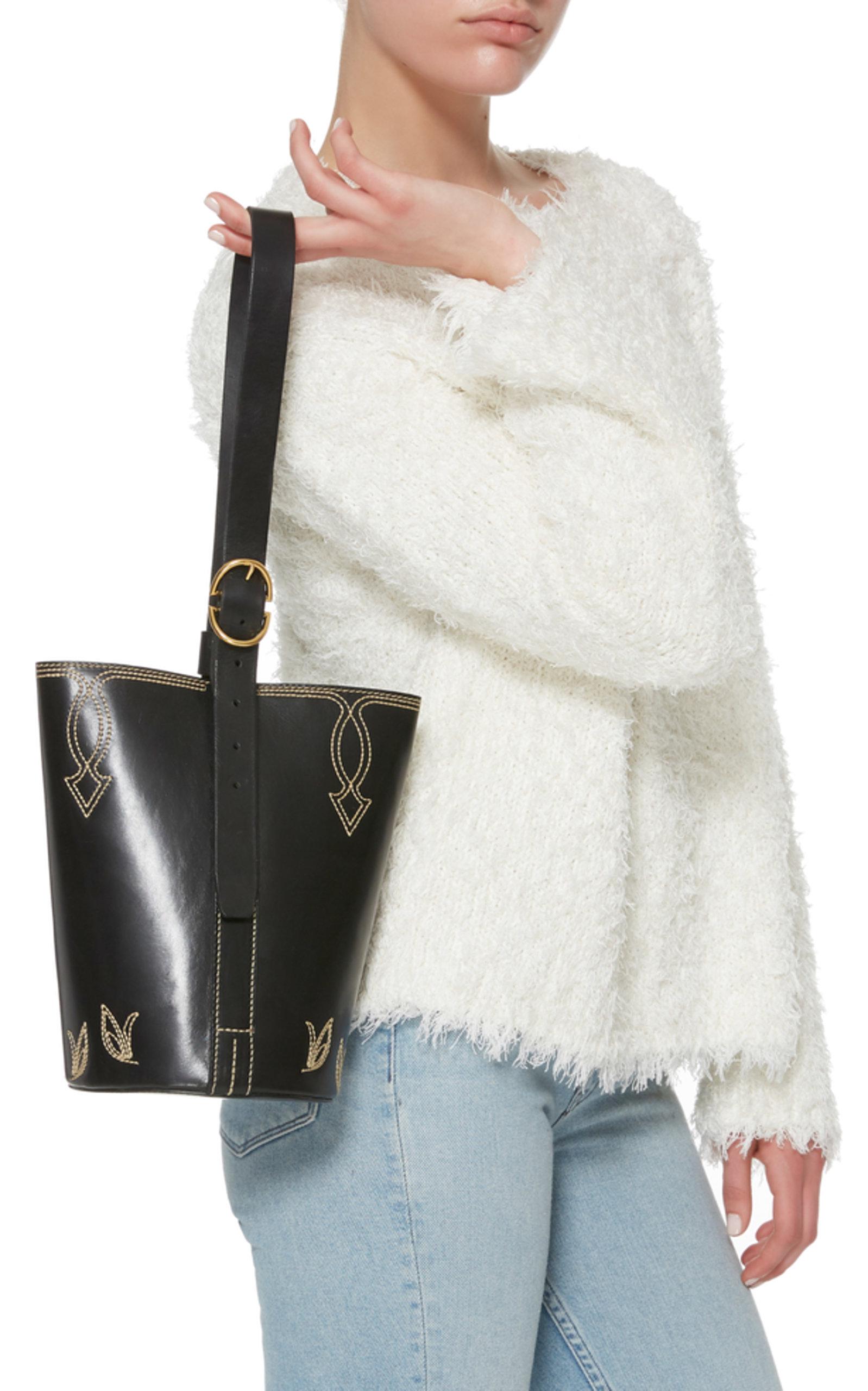 trademark small bucket bag