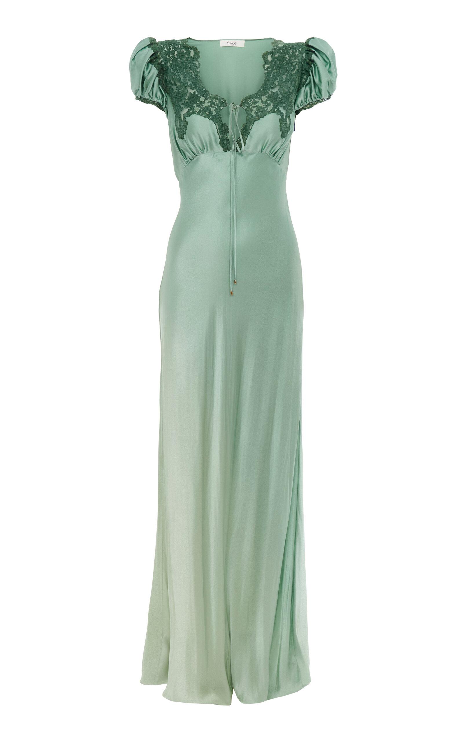 slim fit dress slacks Chloe Green Flutter Sleeve Dress – A Little Lacey