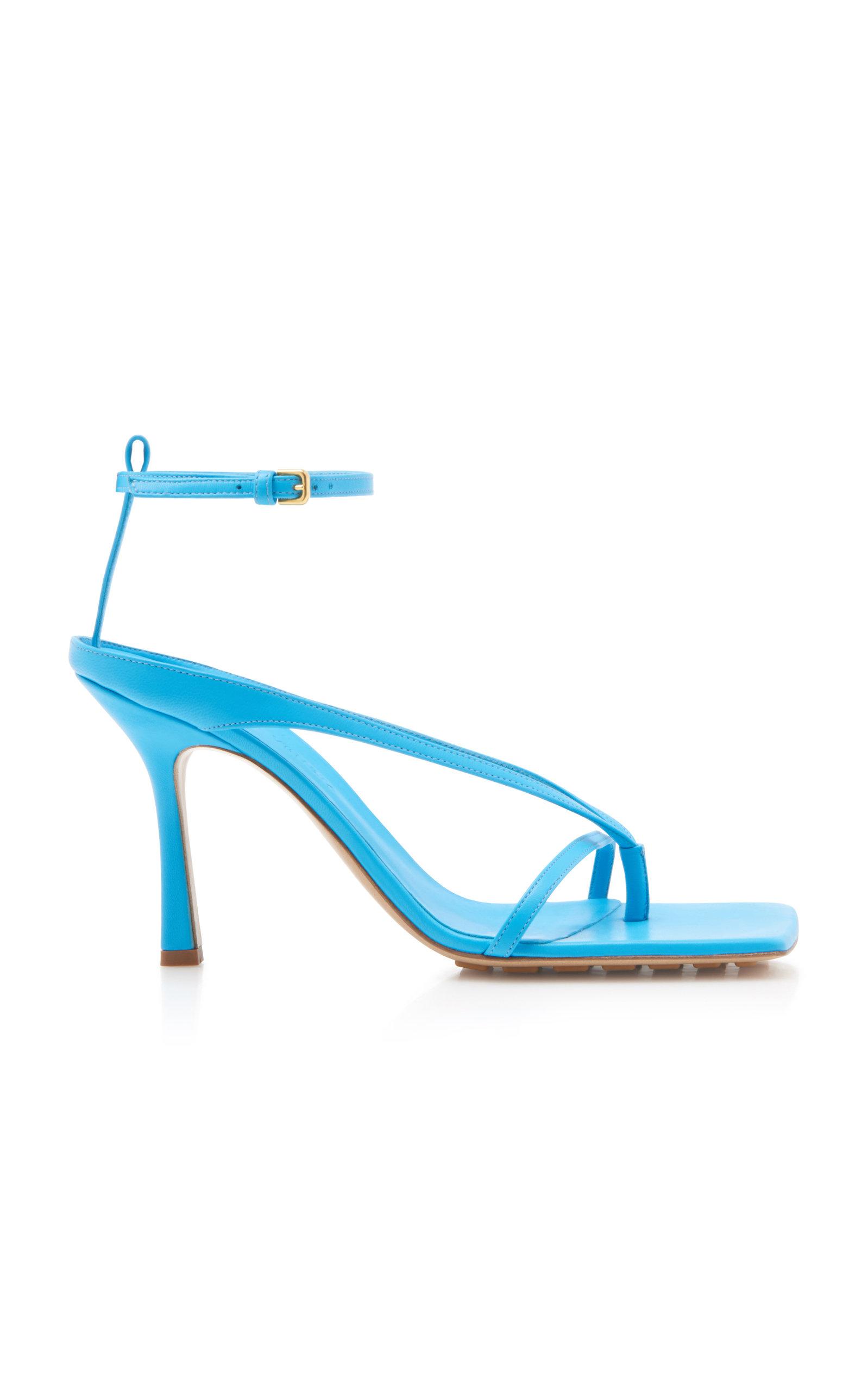 Bottega Veneta Blue Sandals Online Sale, UP TO 55% OFF