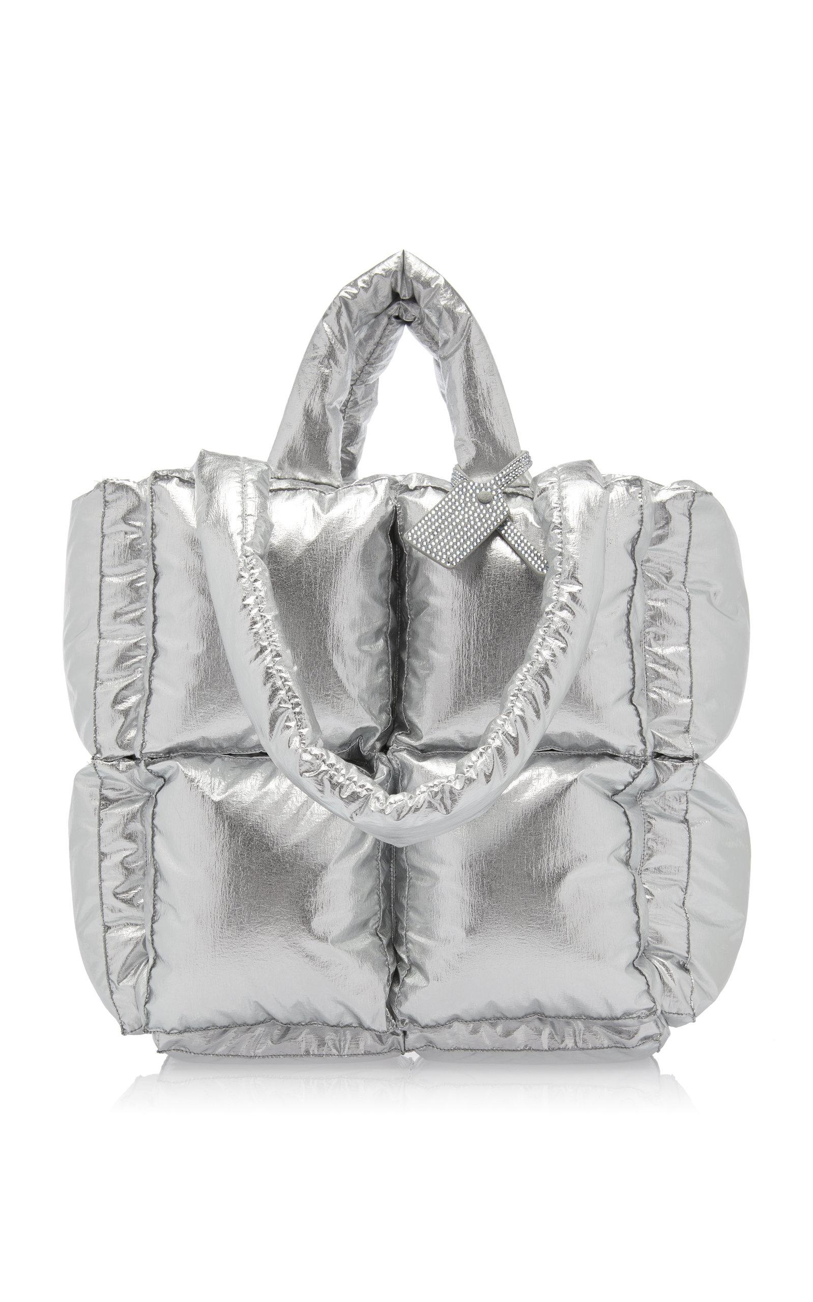 OFF-WHITE Nylon Sculpture Tote Bag White 1088899