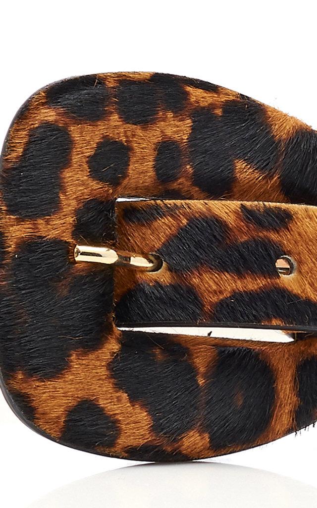 veronica beard leopard belt