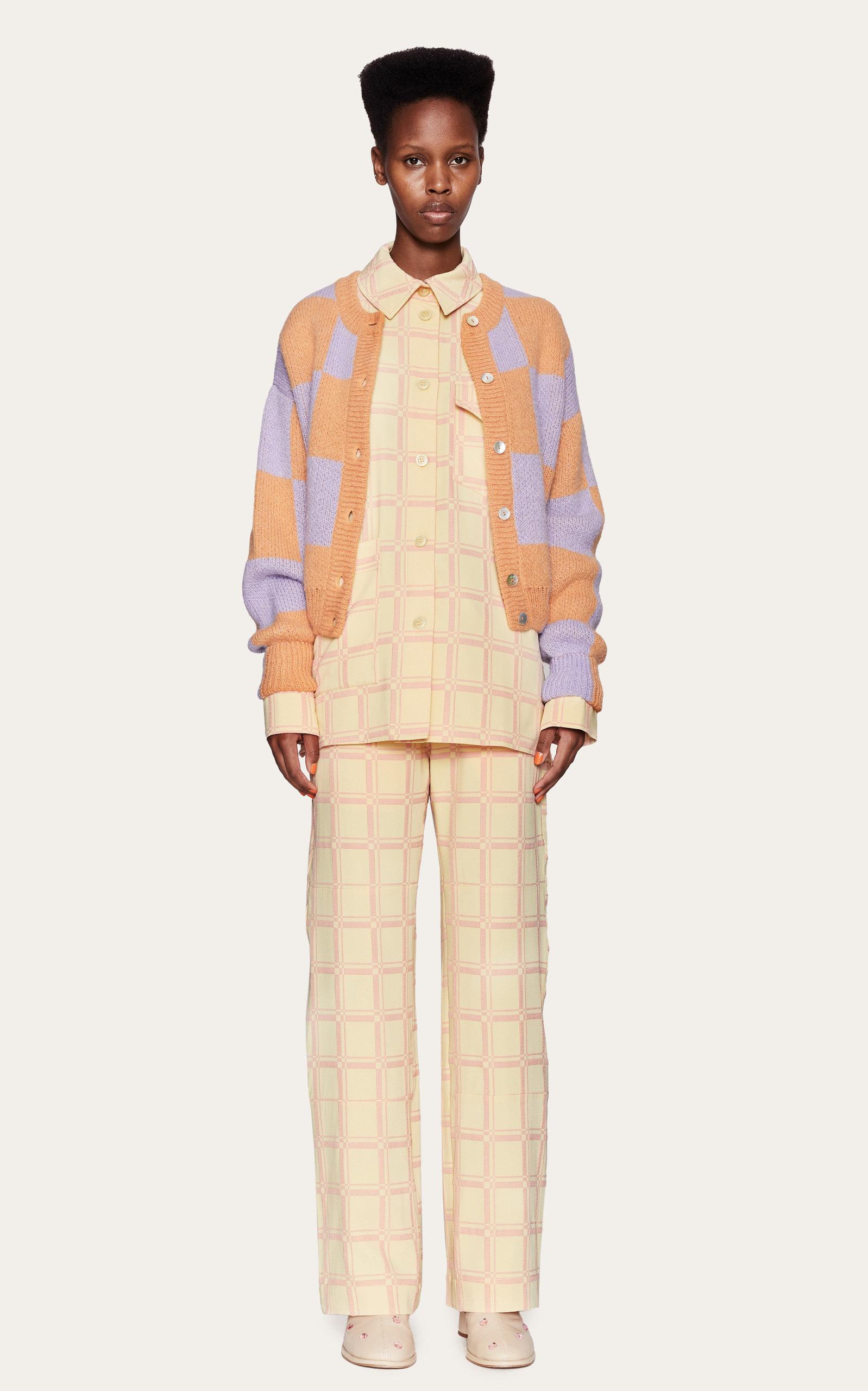 Stine goya check cardigan Clearance