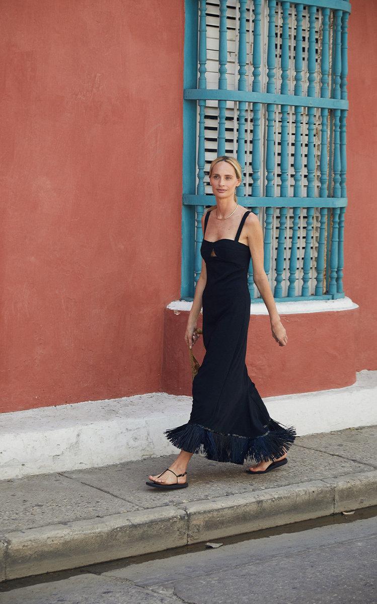 Johanna ortiz fringe dress 2025
