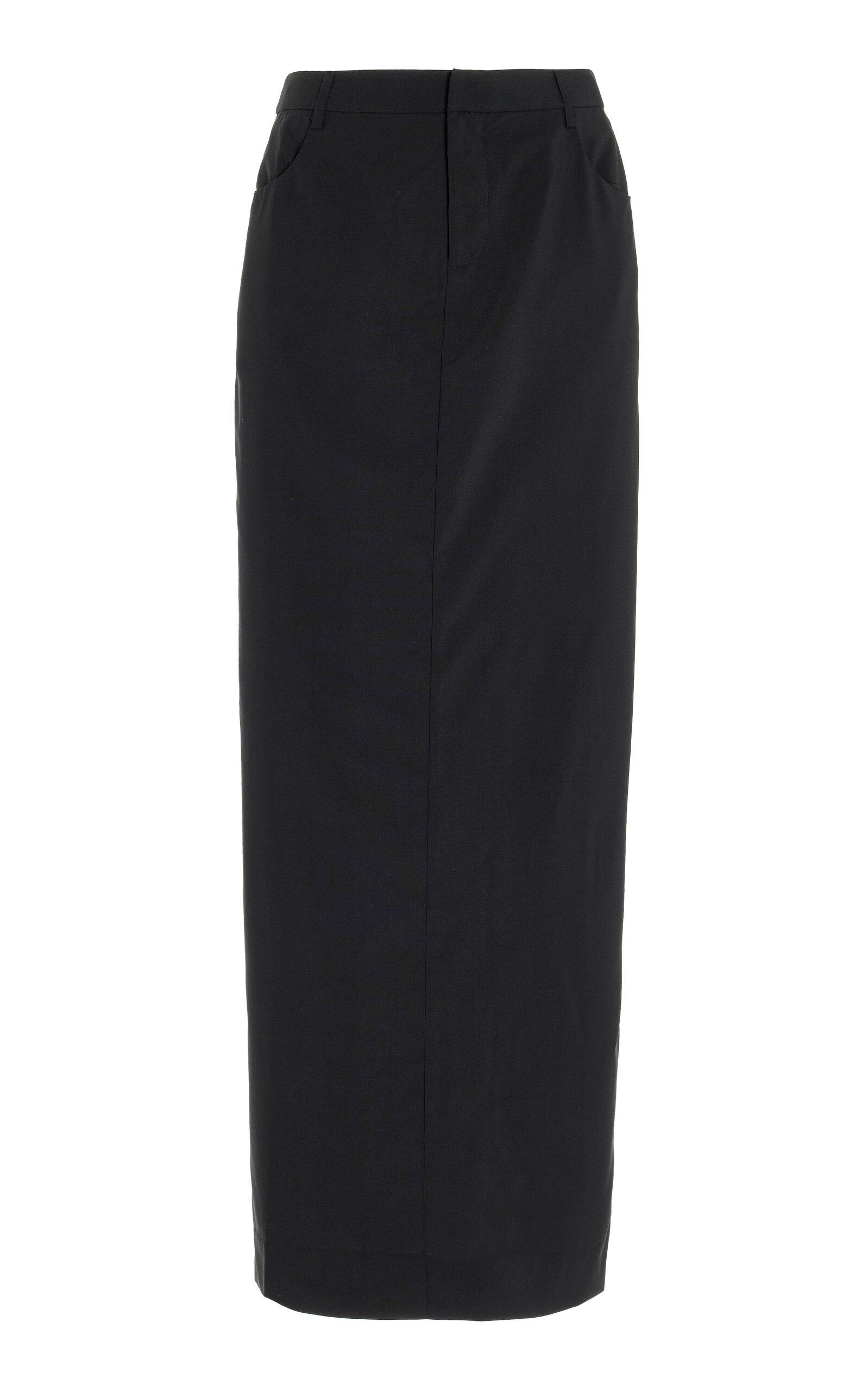 Christopher Esber Column Wool-blend Maxi Skirt in Black | Lyst