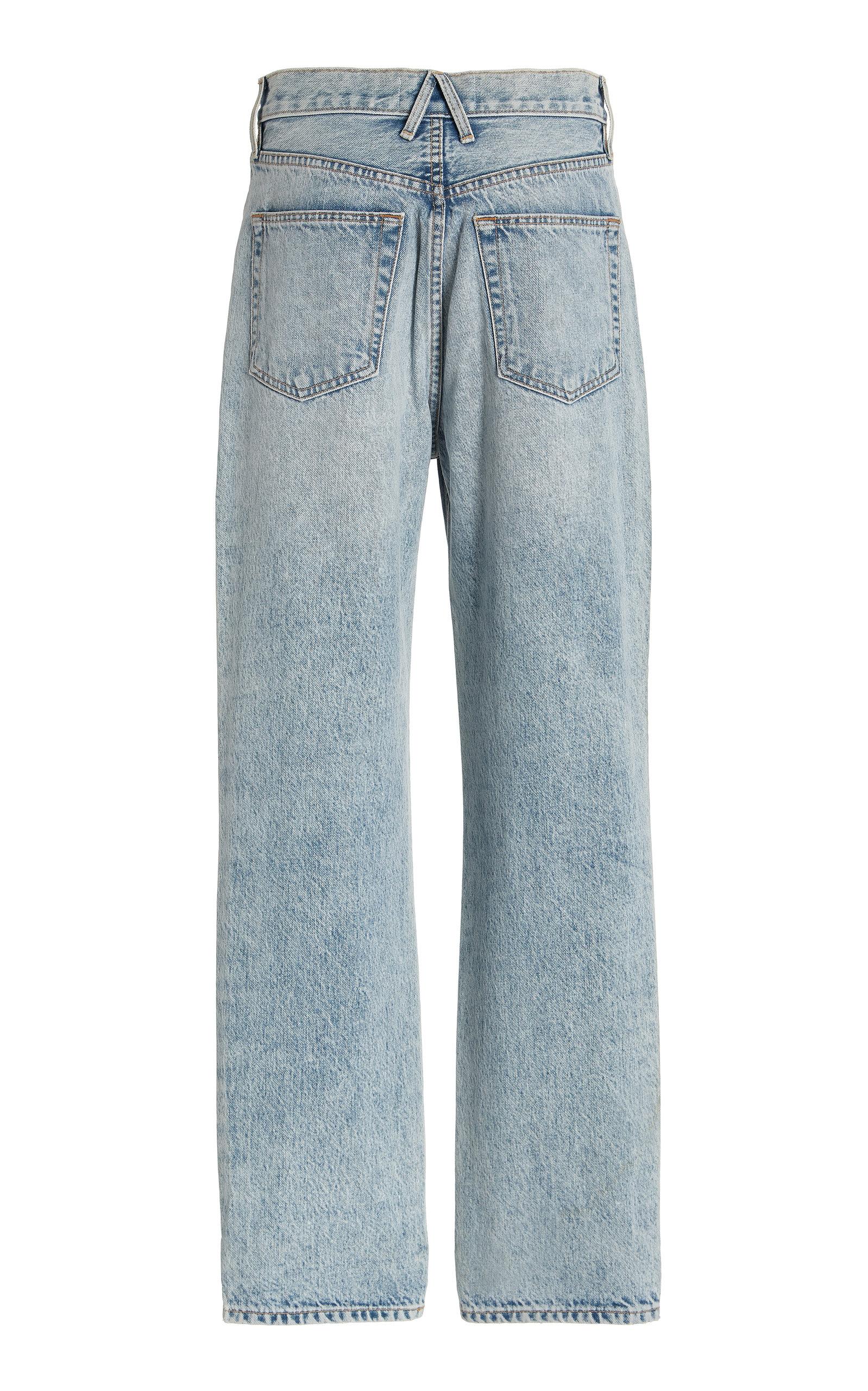 SLVRLAKE Denim Dakota Rigid High-rise Relaxed Tapered Jeans in