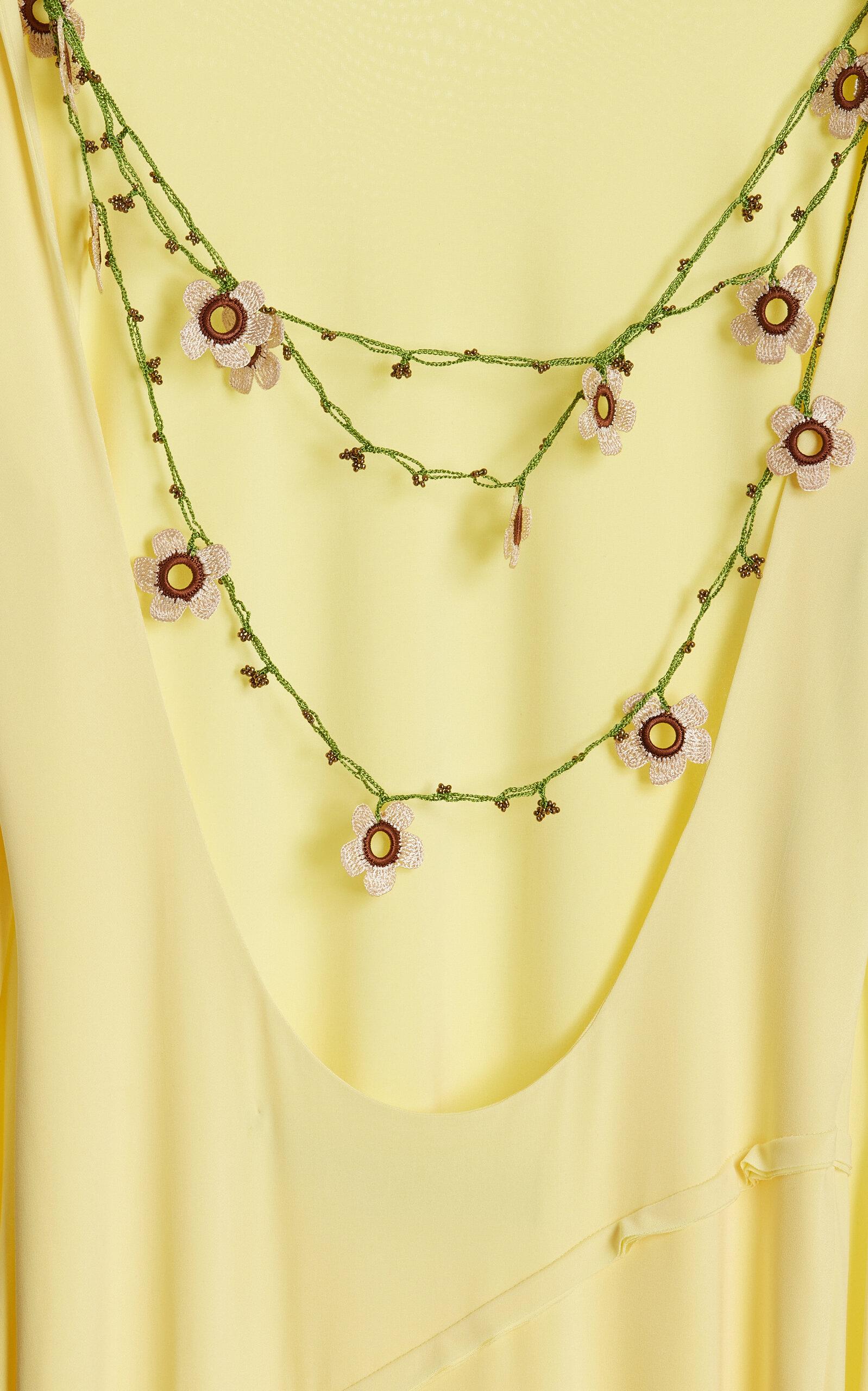 siedrs exclusive alin open-back jersey maxi dress Rodeo SIEDRS - SIEDRS - Exclusive Alin Open-Back Jersey Maxi Dress - Yellow - S