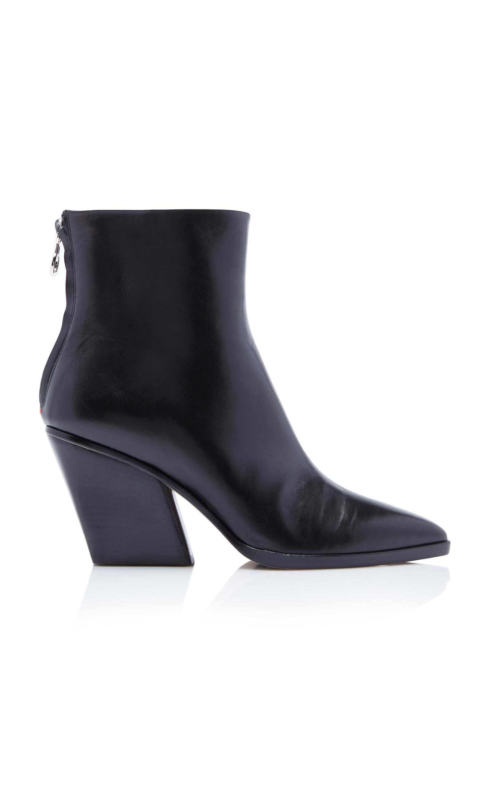 Aeyde Leather Cherry Ankle Boots in Black - Lyst
