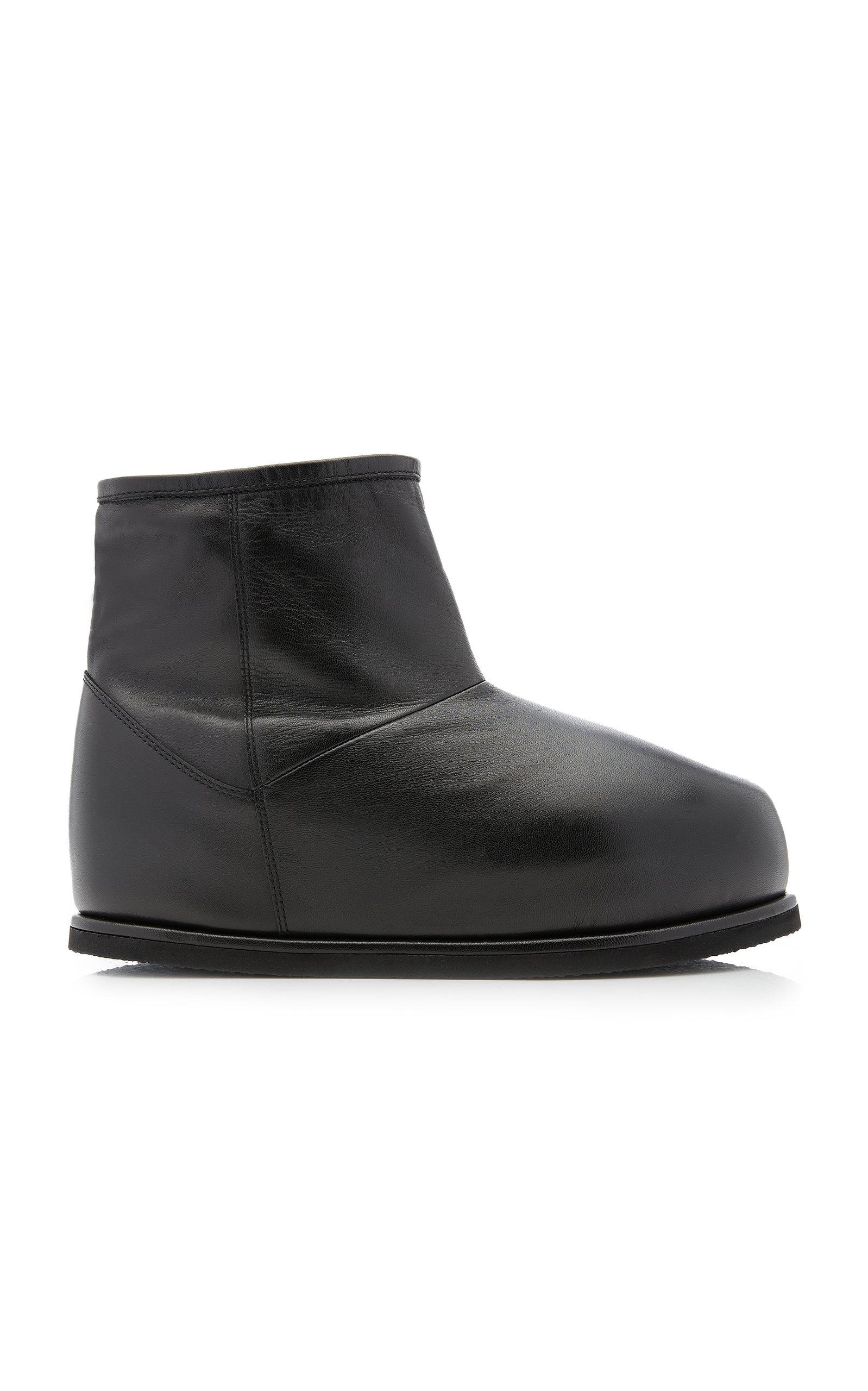 AMINA MUADDI Heidi Shearling Boots in Black | Lyst