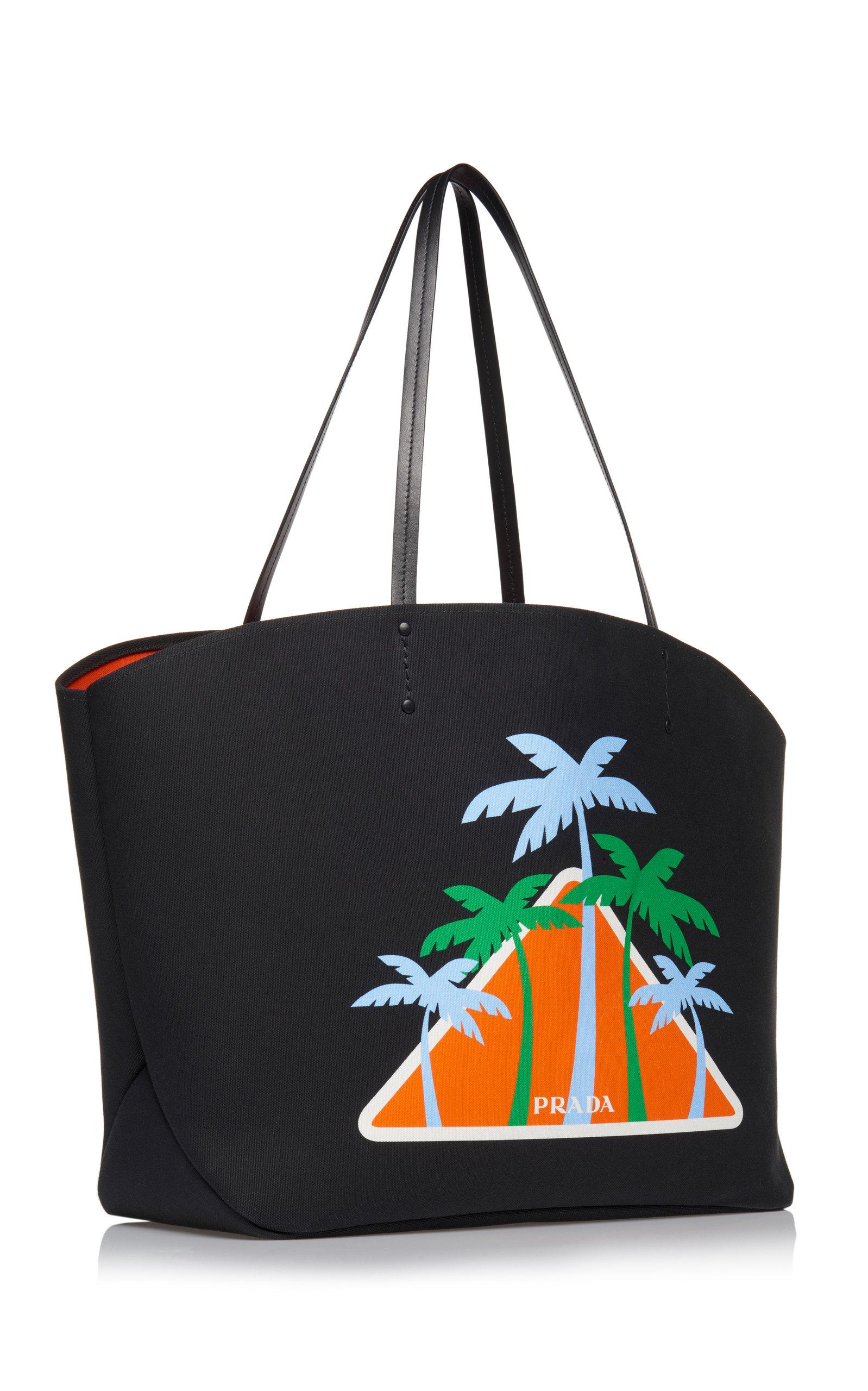 prada palm tree bag