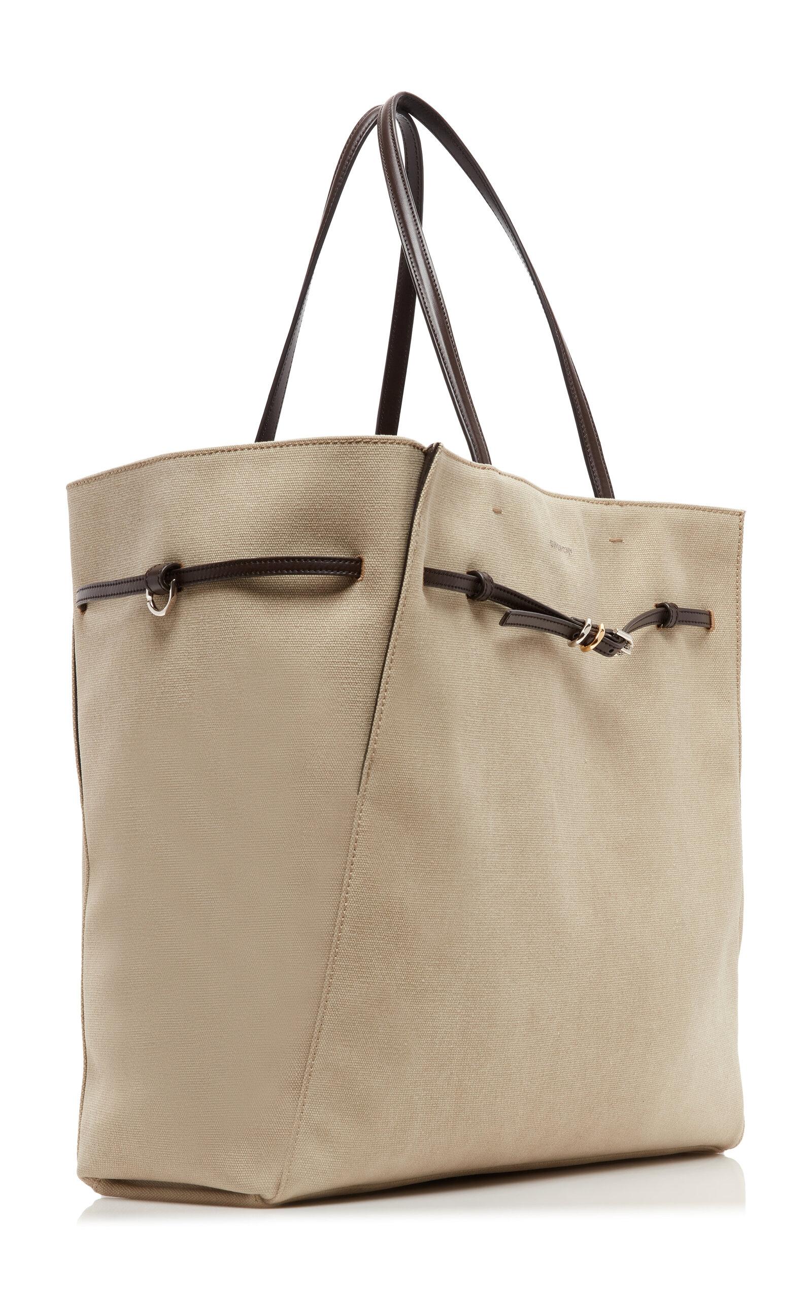 Givenchy Voyou Large E/w Canvas Tote Bag in Natural | Lyst